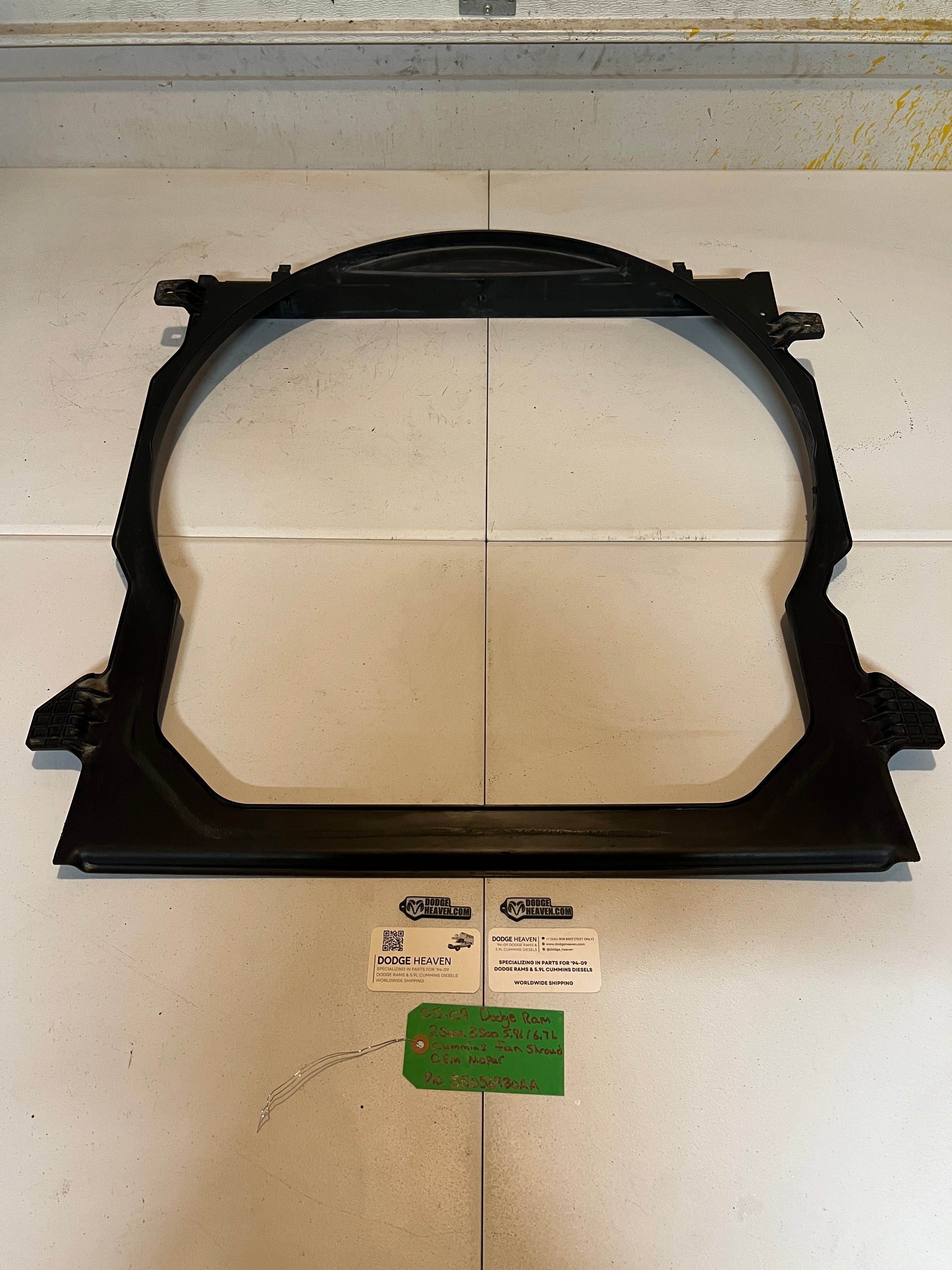 2005-2009 Dodge Ram 2500 3500 5.9 / 6.7 Cummins Fan Shroud