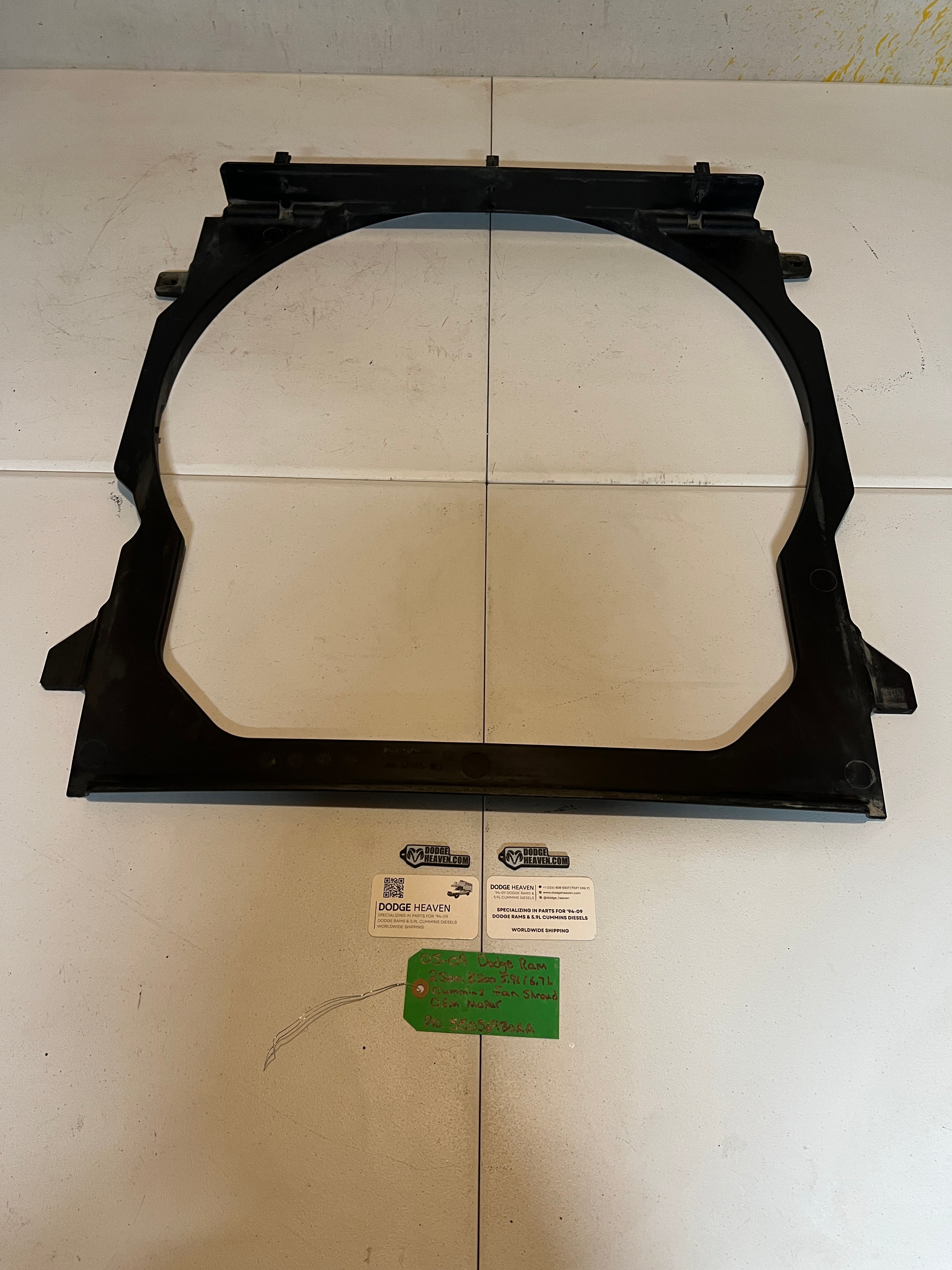 2005-2009 Dodge Ram 2500 3500 5.9 / 6.7 Cummins Fan Shroud