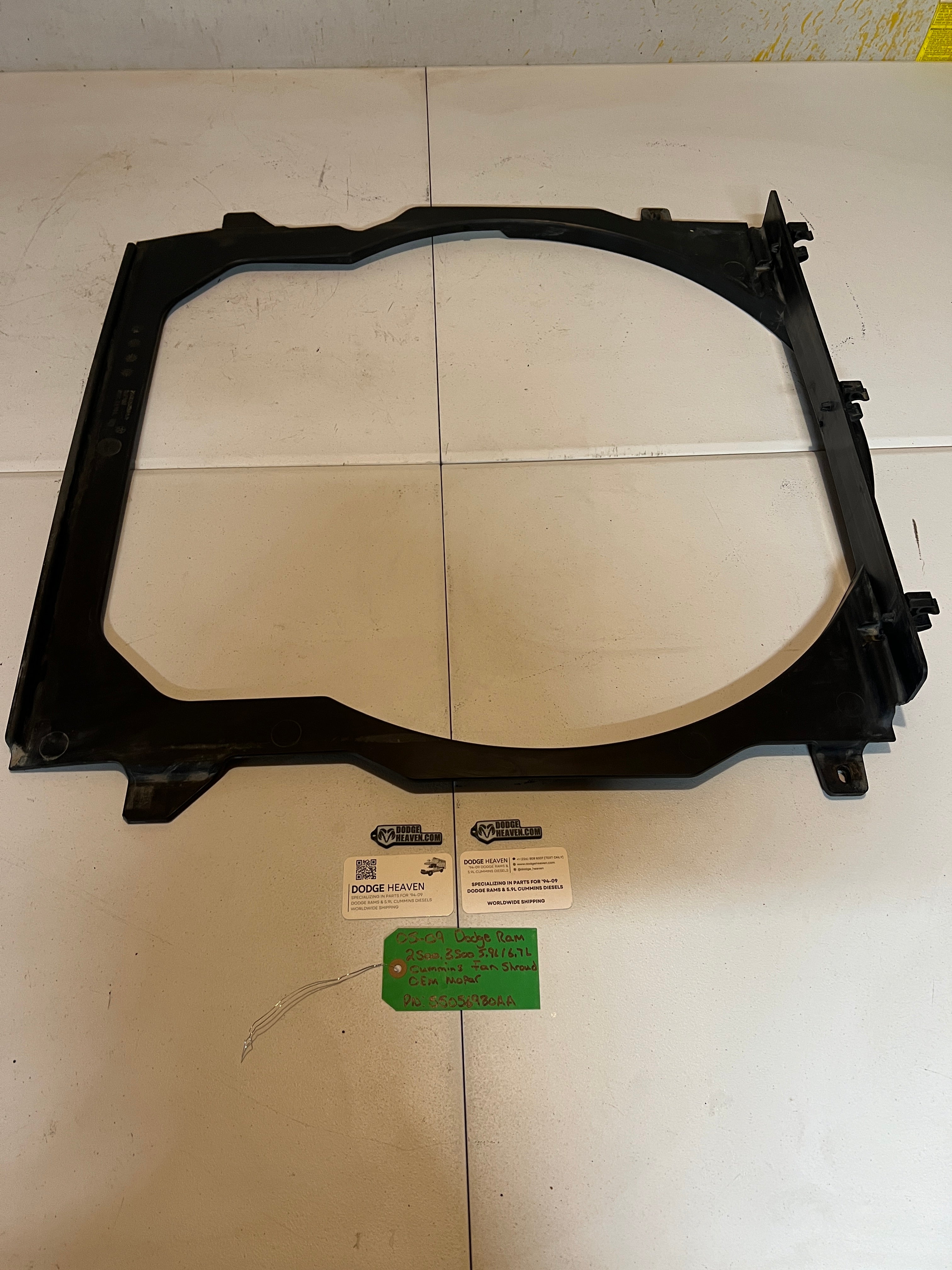 2005-2009 Dodge Ram 2500 3500 5.9 / 6.7 Cummins Fan Shroud