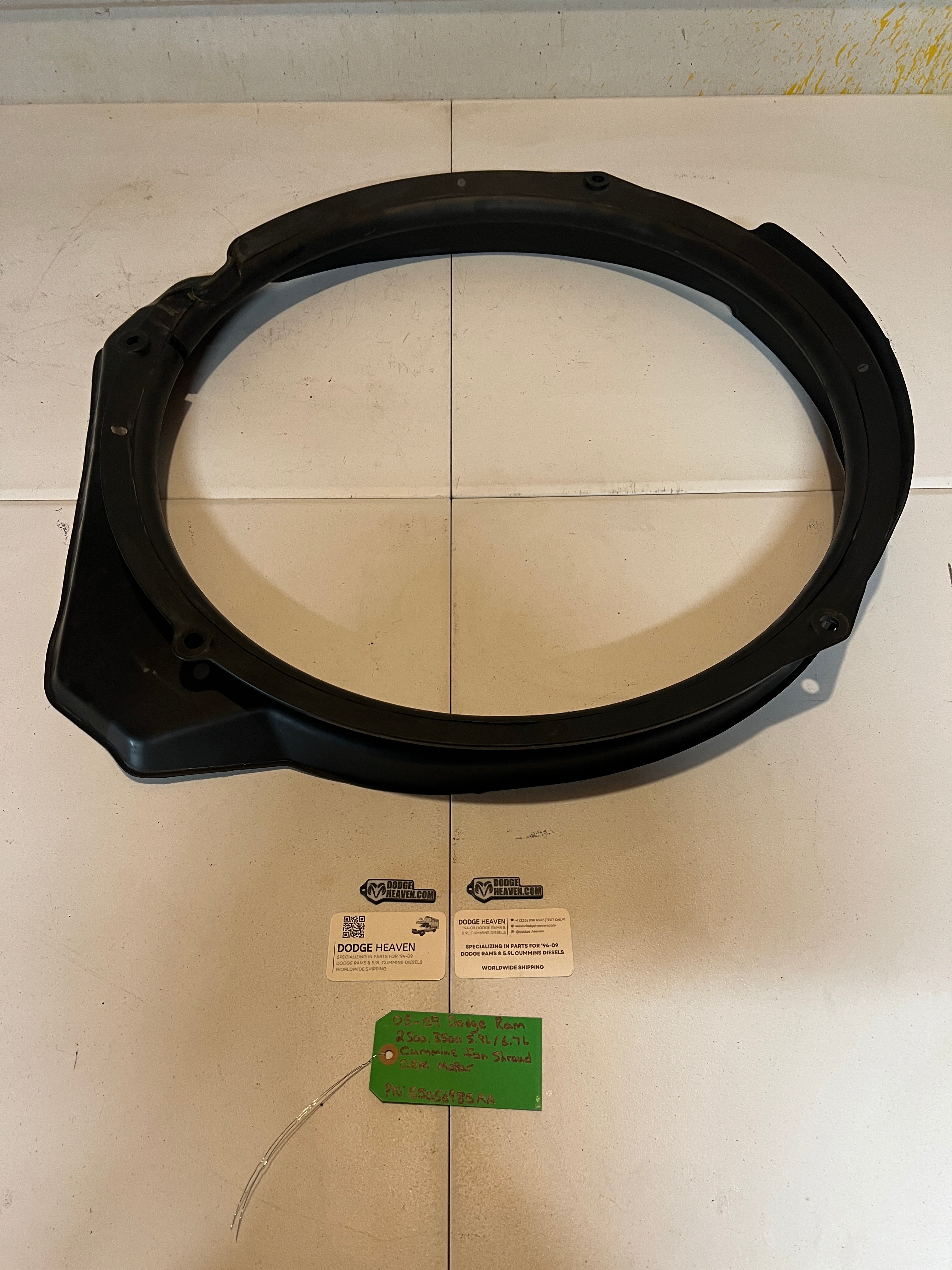 2005-2009 Dodge Ram 2500 3500 5.9L / 6.7L Cummins Fan Shroud