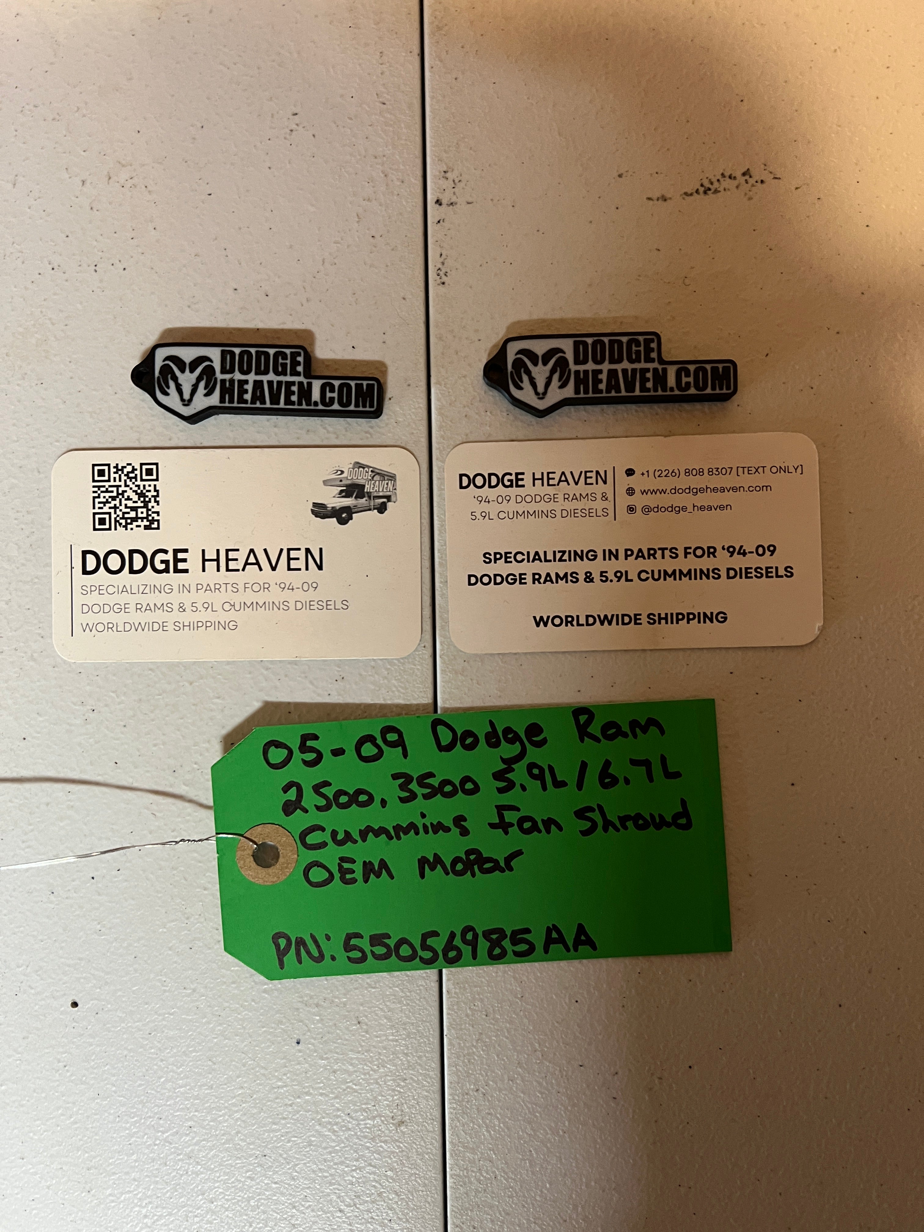 2005-2009 Dodge Ram 2500 3500 5.9L / 6.7L Cummins Fan Shroud