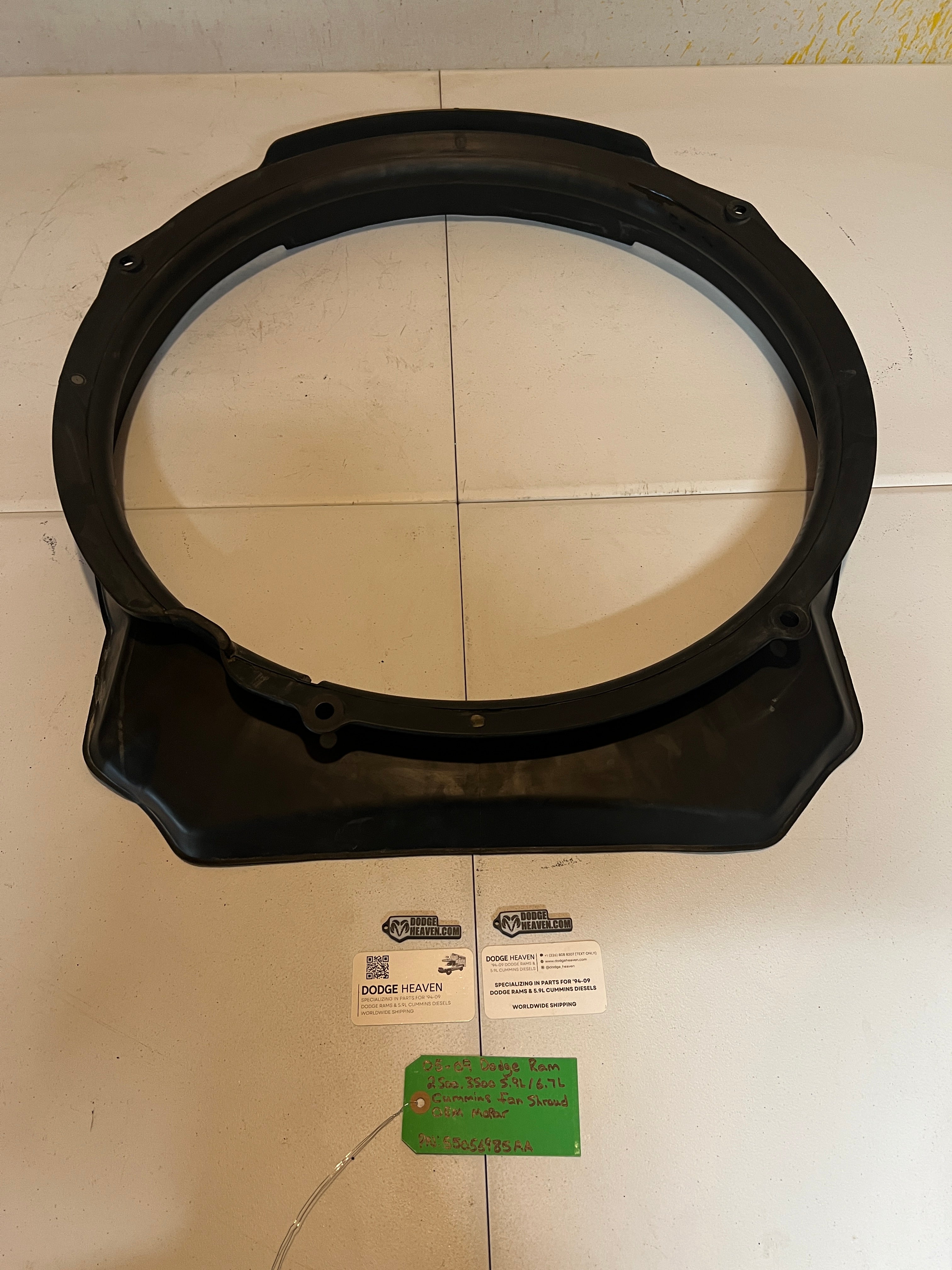 2005-2009 Dodge Ram 2500 3500 5.9L / 6.7L Cummins Fan Shroud