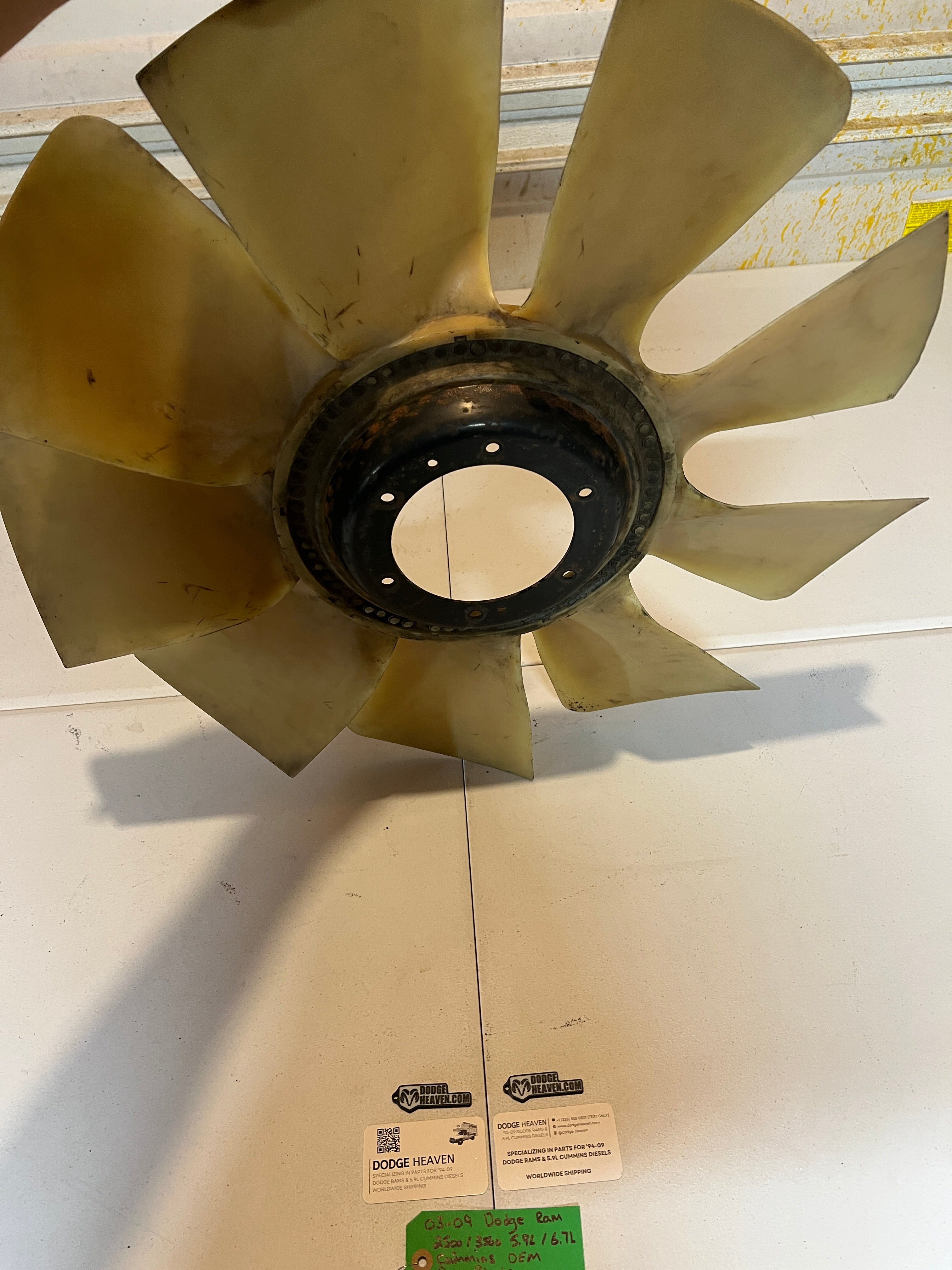 2003-2009 Dodge Ram 2500 3500 5.9l / 6.7L Cummins Fan Blade