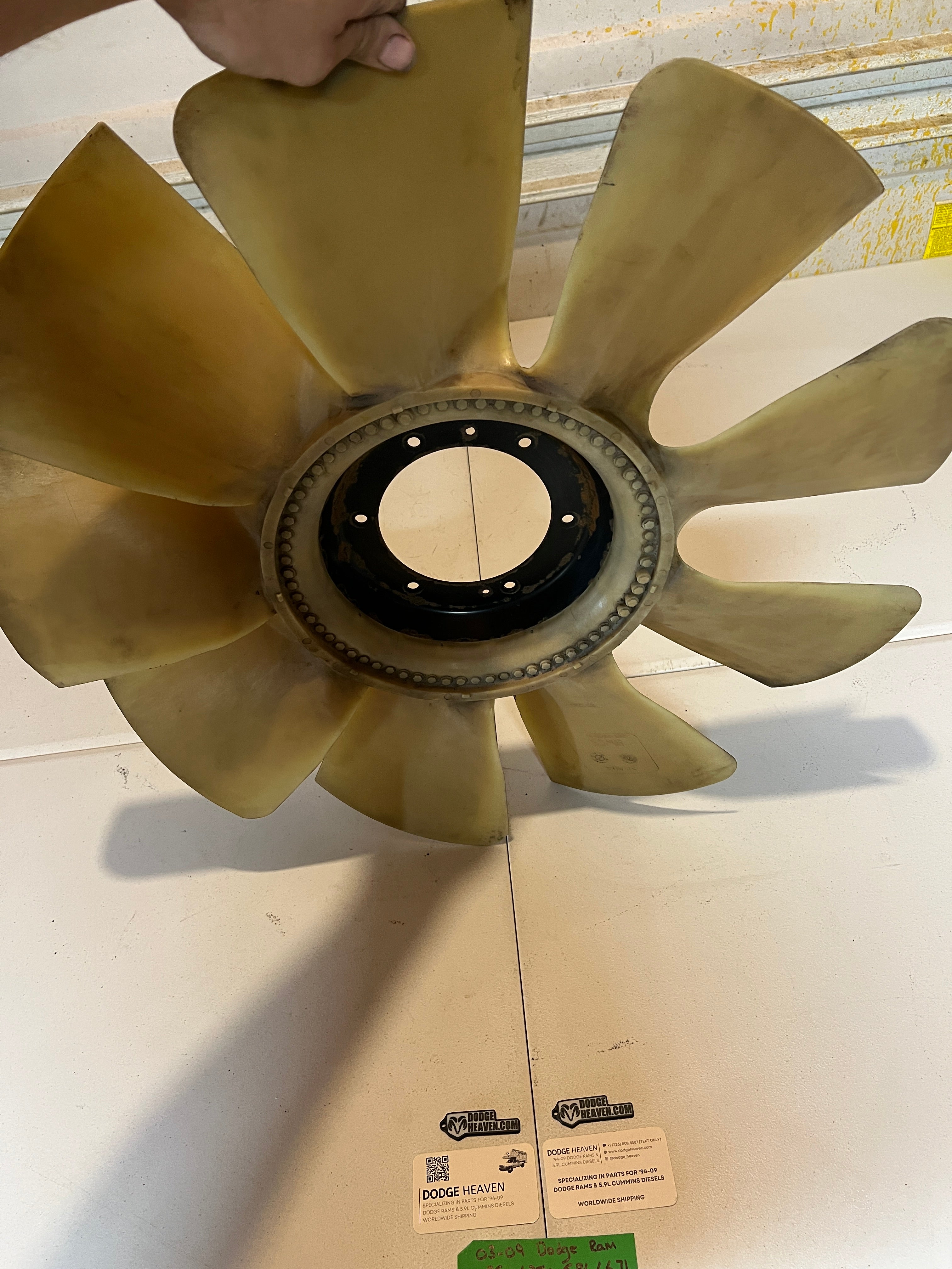 2003-2009 Dodge Ram 2500 3500 5.9l / 6.7L Cummins Fan Blade