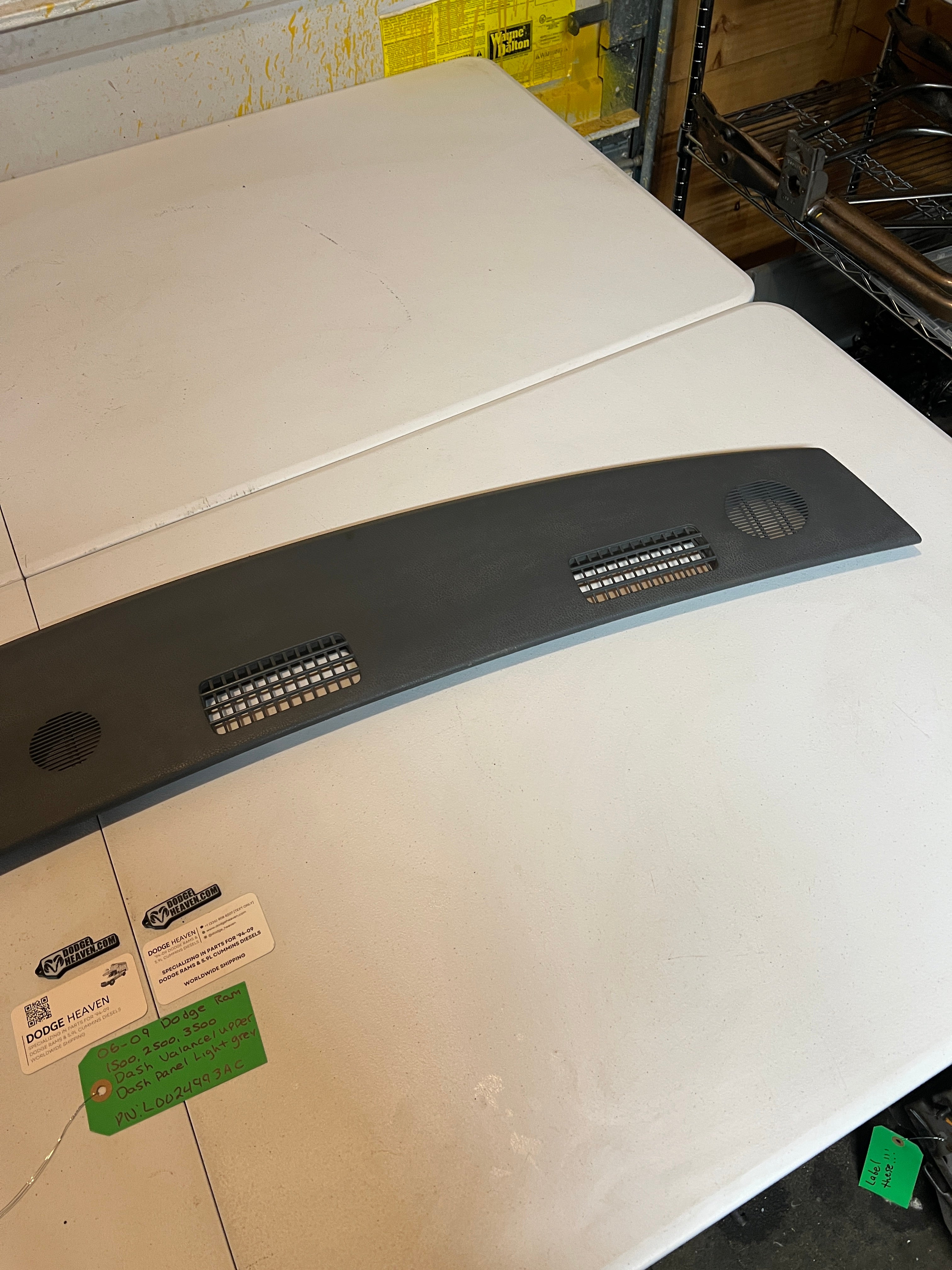 2006-2009 Dodge Ram 1500-3500 Upper Dash Pad / Dash Cowl