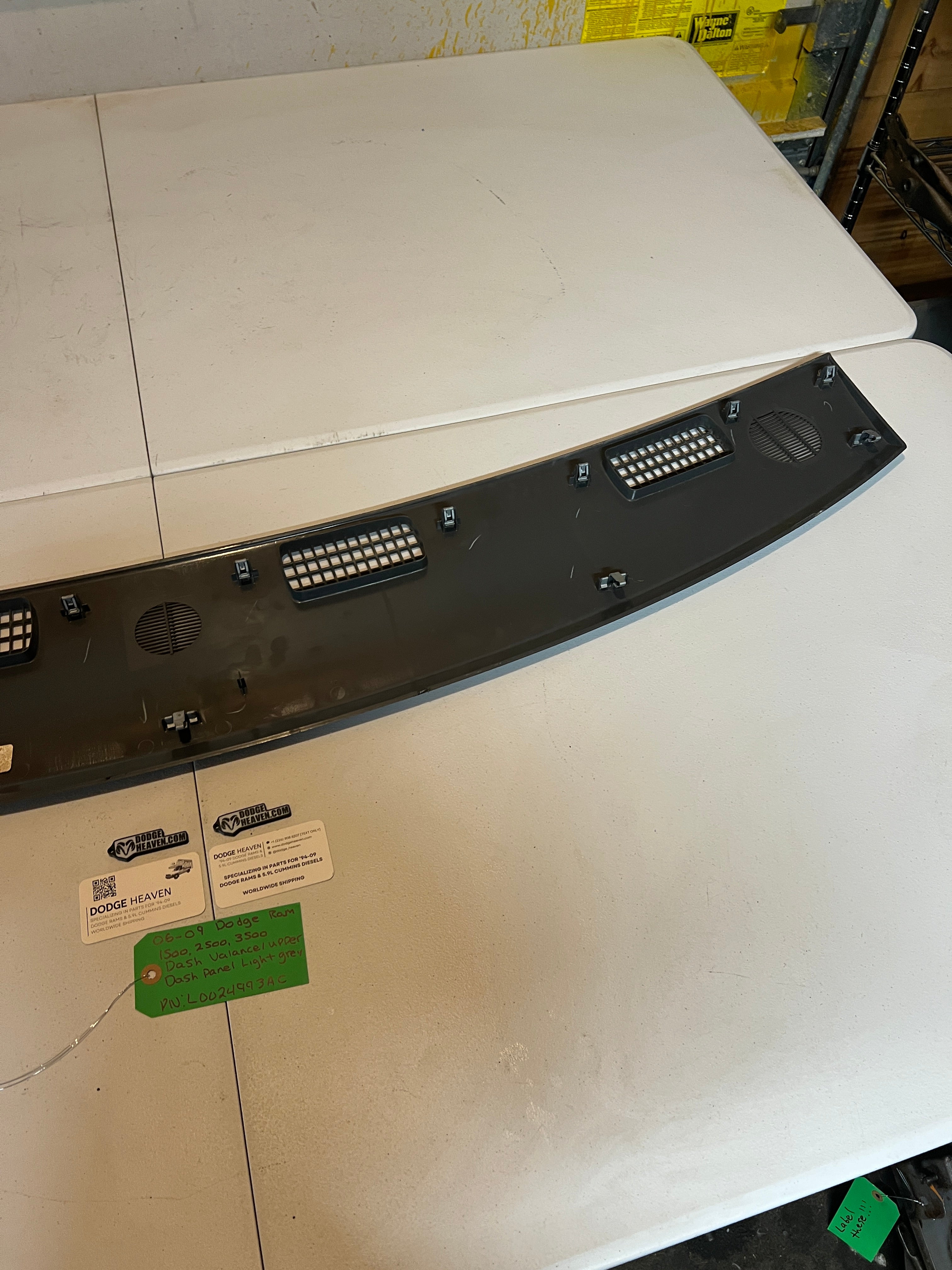 2006-2009 Dodge Ram 1500-3500 Upper Dash Pad / Dash Cowl