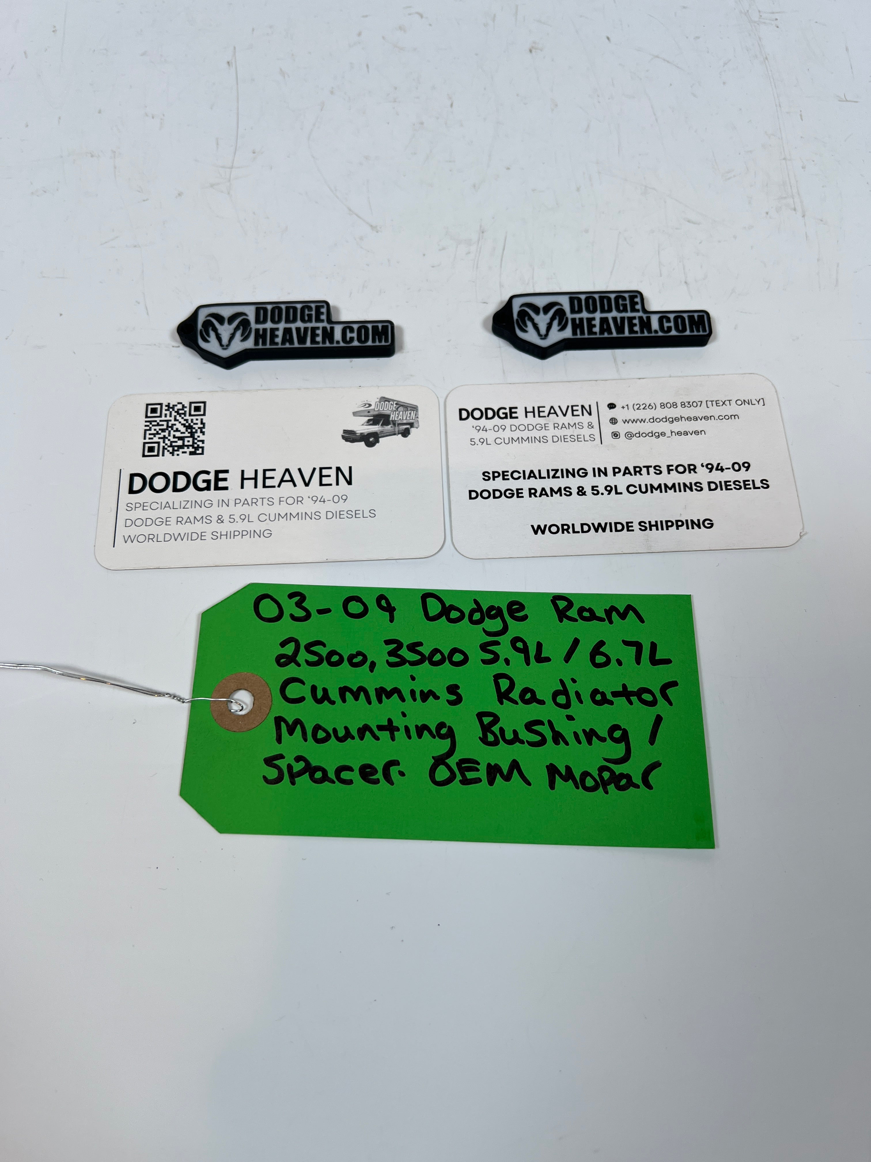 2003-2009 Dodge Ram 2500 3500 5.9L / 6.7L Cummins Radiator Mounting Bushing