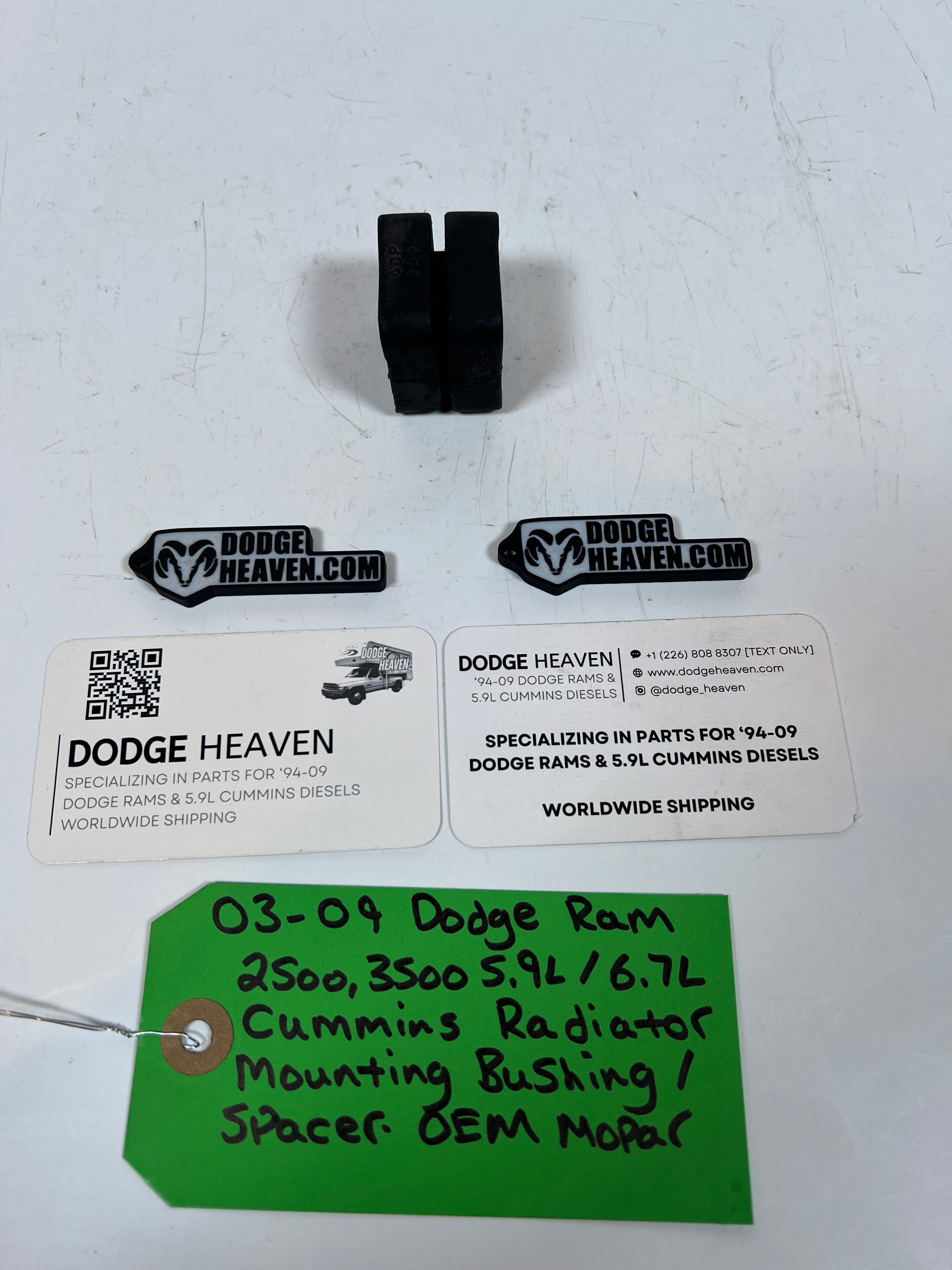 2003-2009 Dodge Ram 2500 3500 5.9L / 6.7L Cummins Radiator Mounting Bushing