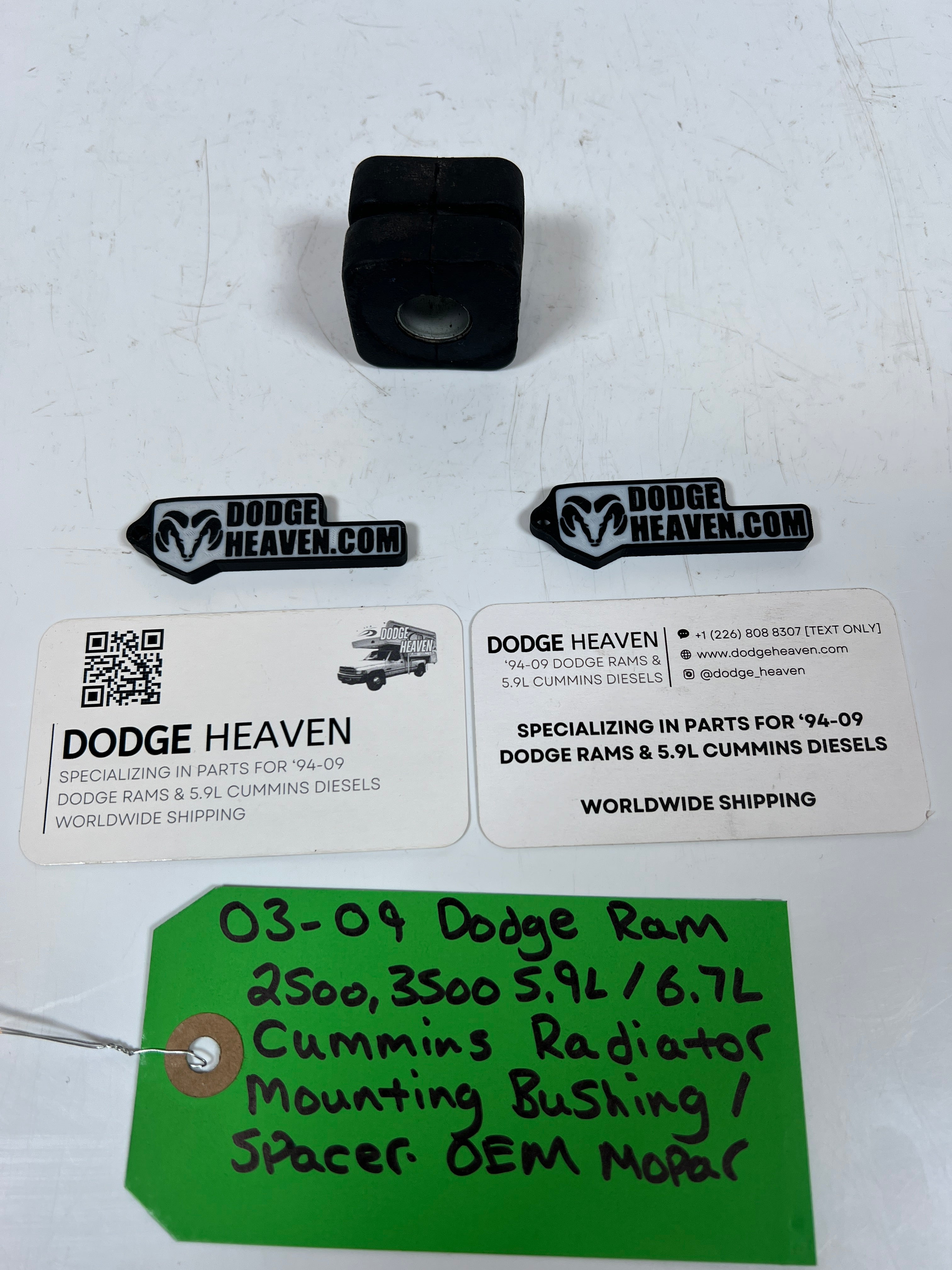 2003-2009 Dodge Ram 2500 3500 5.9L / 6.7L Cummins Radiator Mounting Bushing