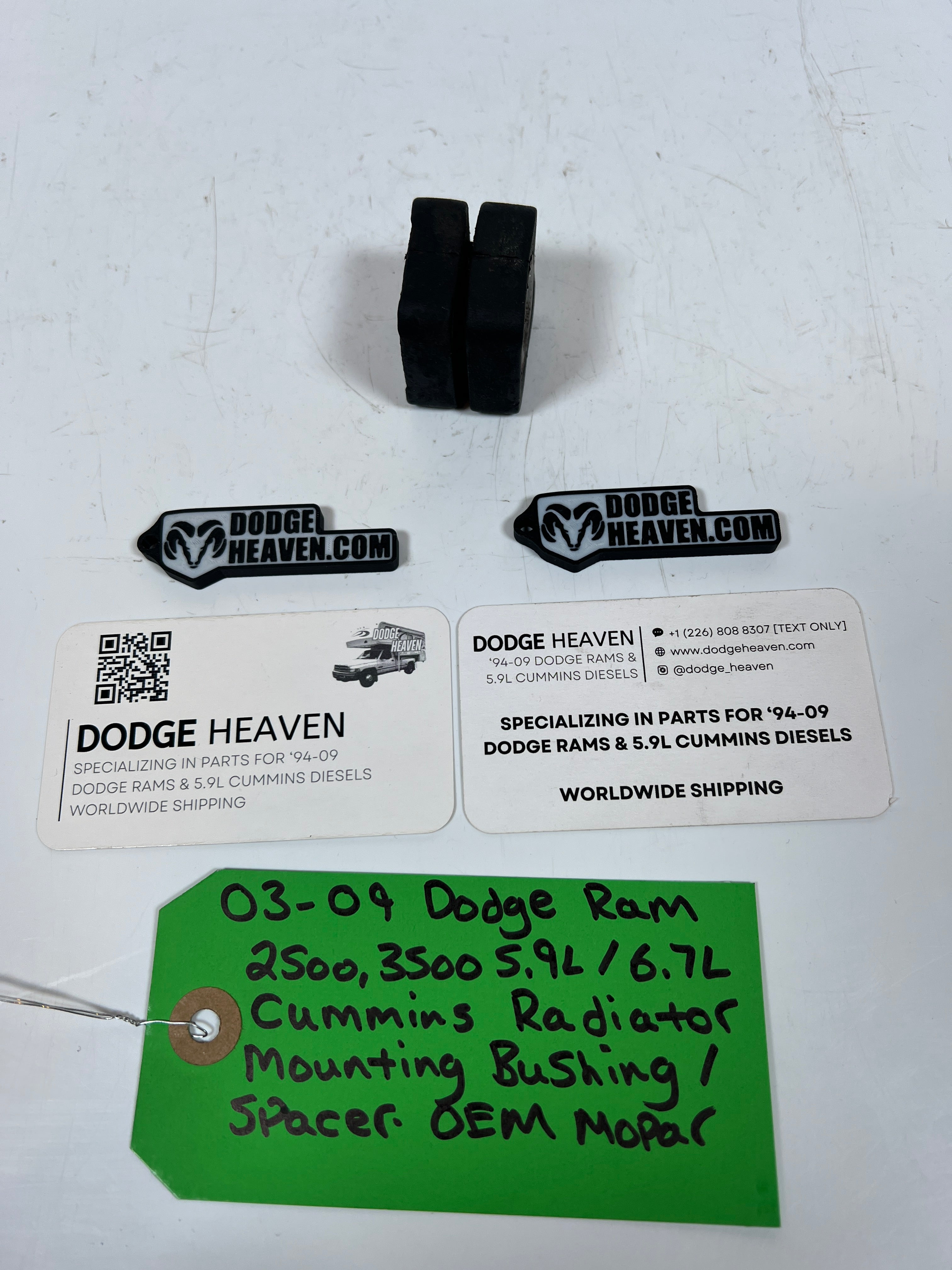 2003-2009 Dodge Ram 2500 3500 5.9L / 6.7L Cummins Radiator Mounting Bushing