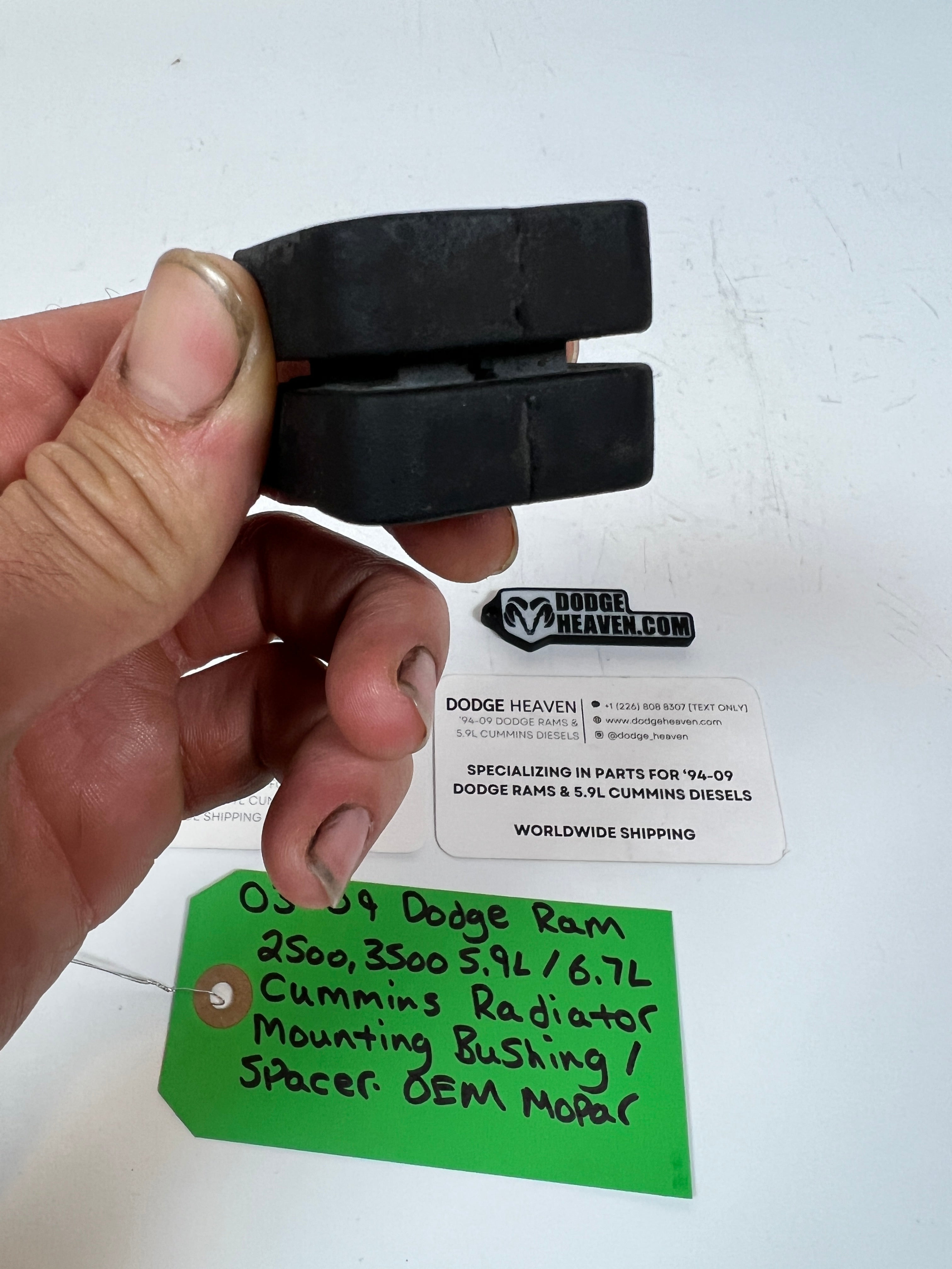 2003-2009 Dodge Ram 2500 3500 5.9L / 6.7L Cummins Radiator Mounting Bushing