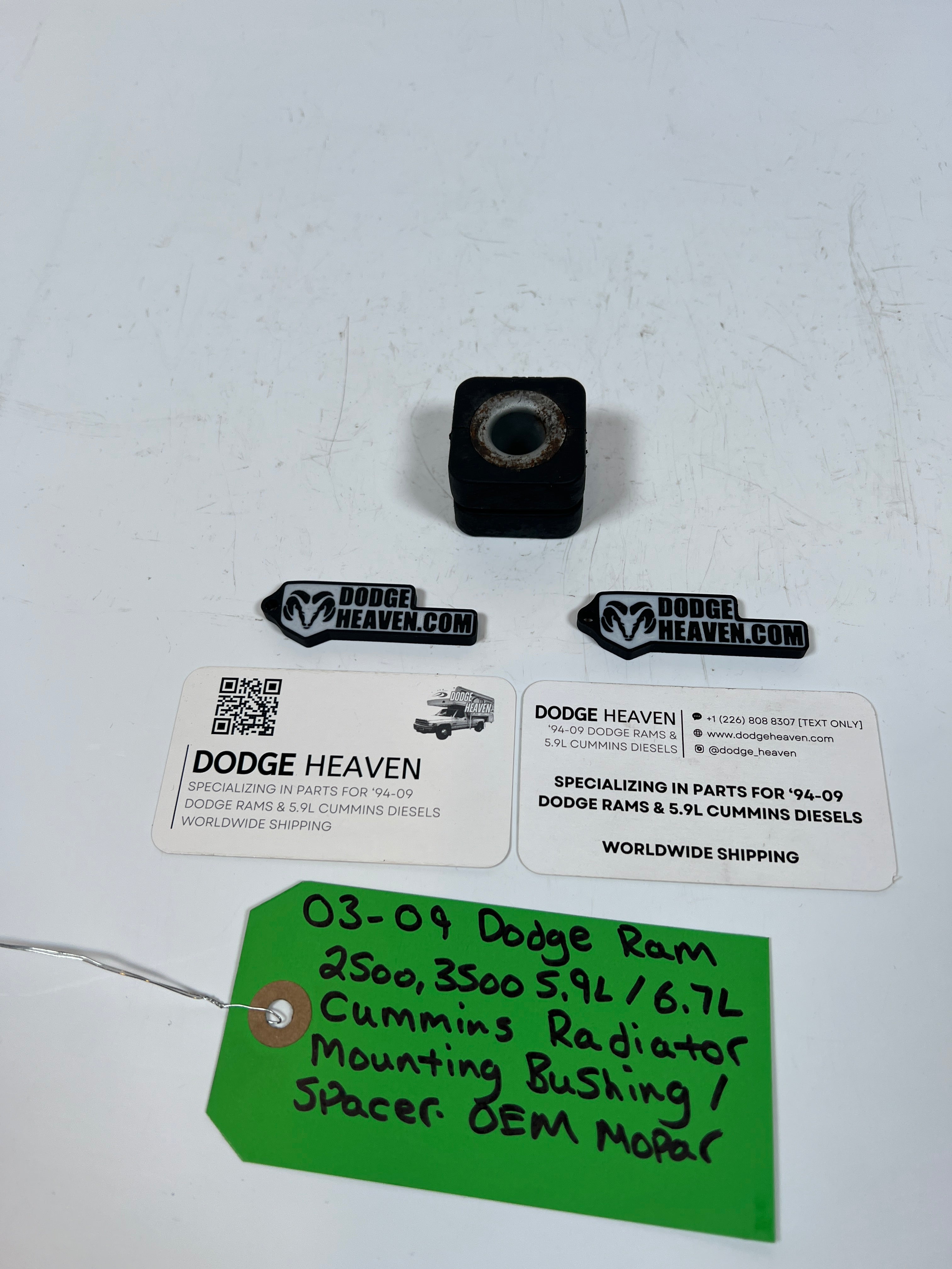 2003-2009 Dodge Ram 2500 3500 5.9L / 6.7L Cummins Radiator Mounting Bushing