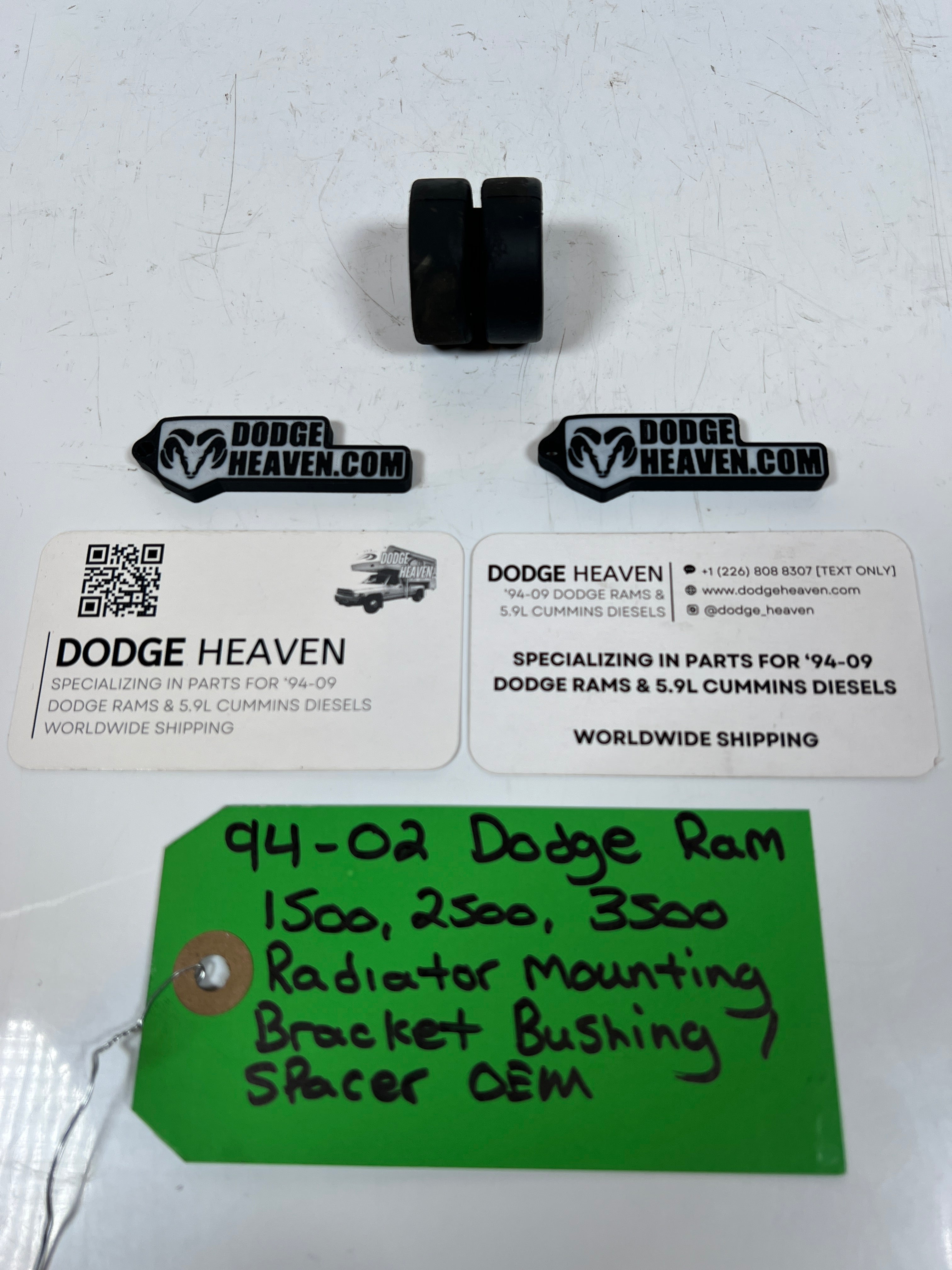 1994-2002 Dodge Ram 1500-3500 Radiator Mounting Bushing Gas & Diesel