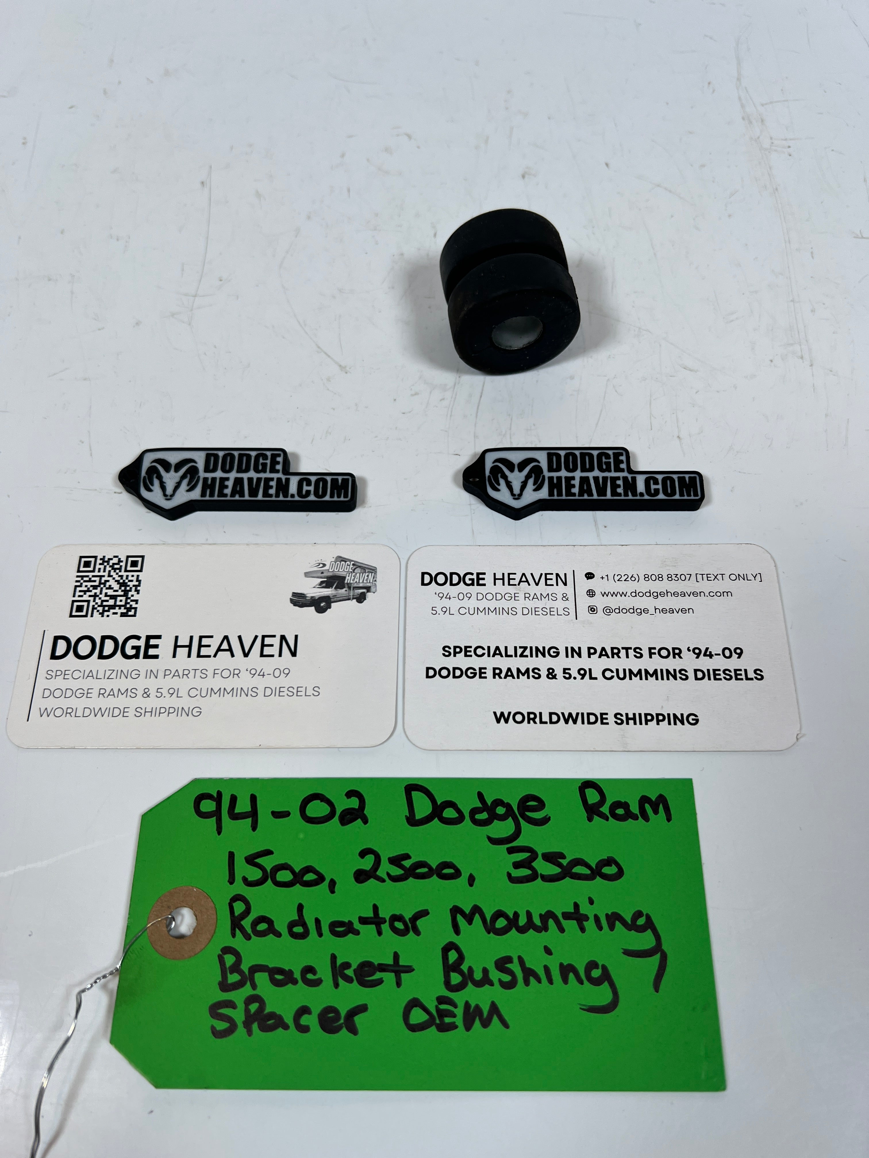 1994-2002 Dodge Ram 1500-3500 Radiator Mounting Bushing Gas & Diesel