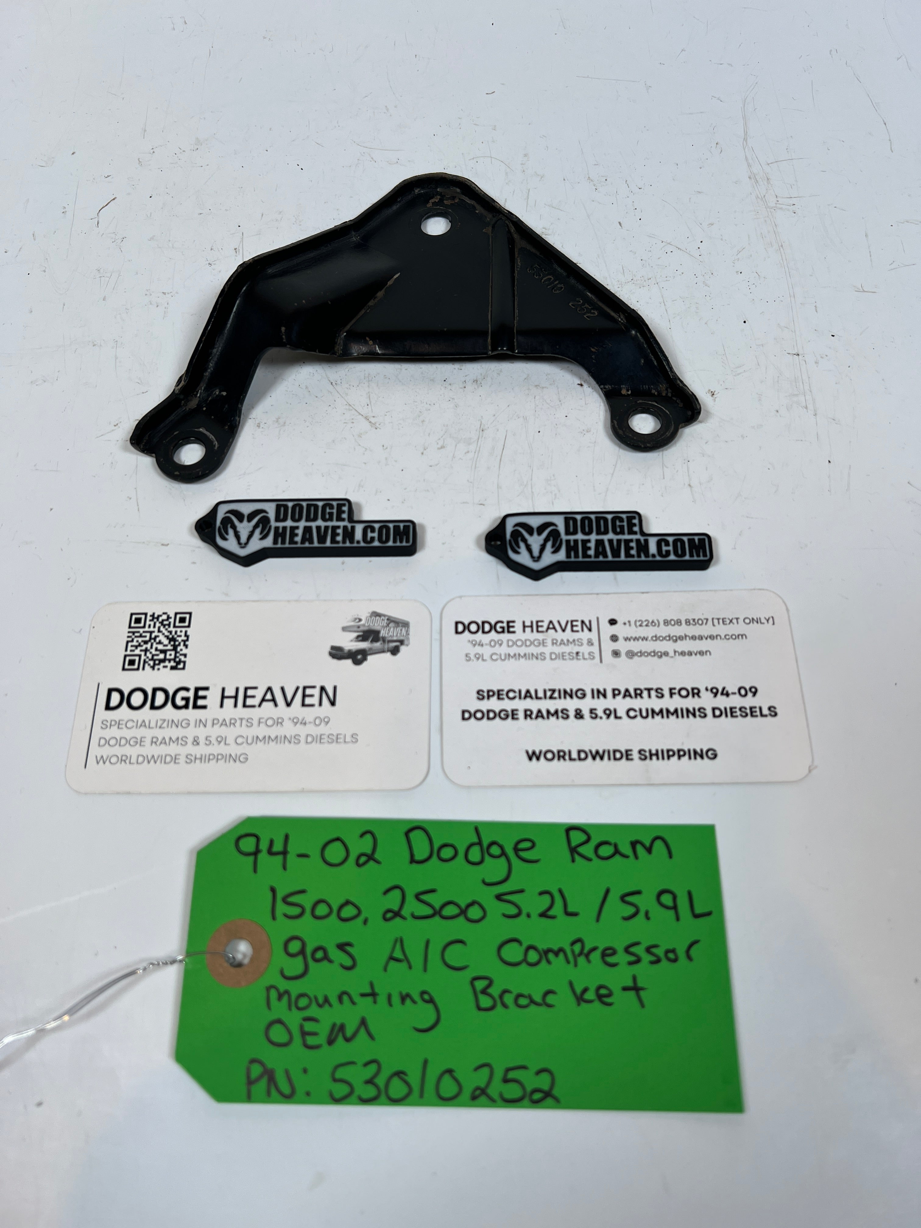 1994-2002 Dodge Ram 1500 2500 5.2L/5.9L Gas A/C Compressor Bracket