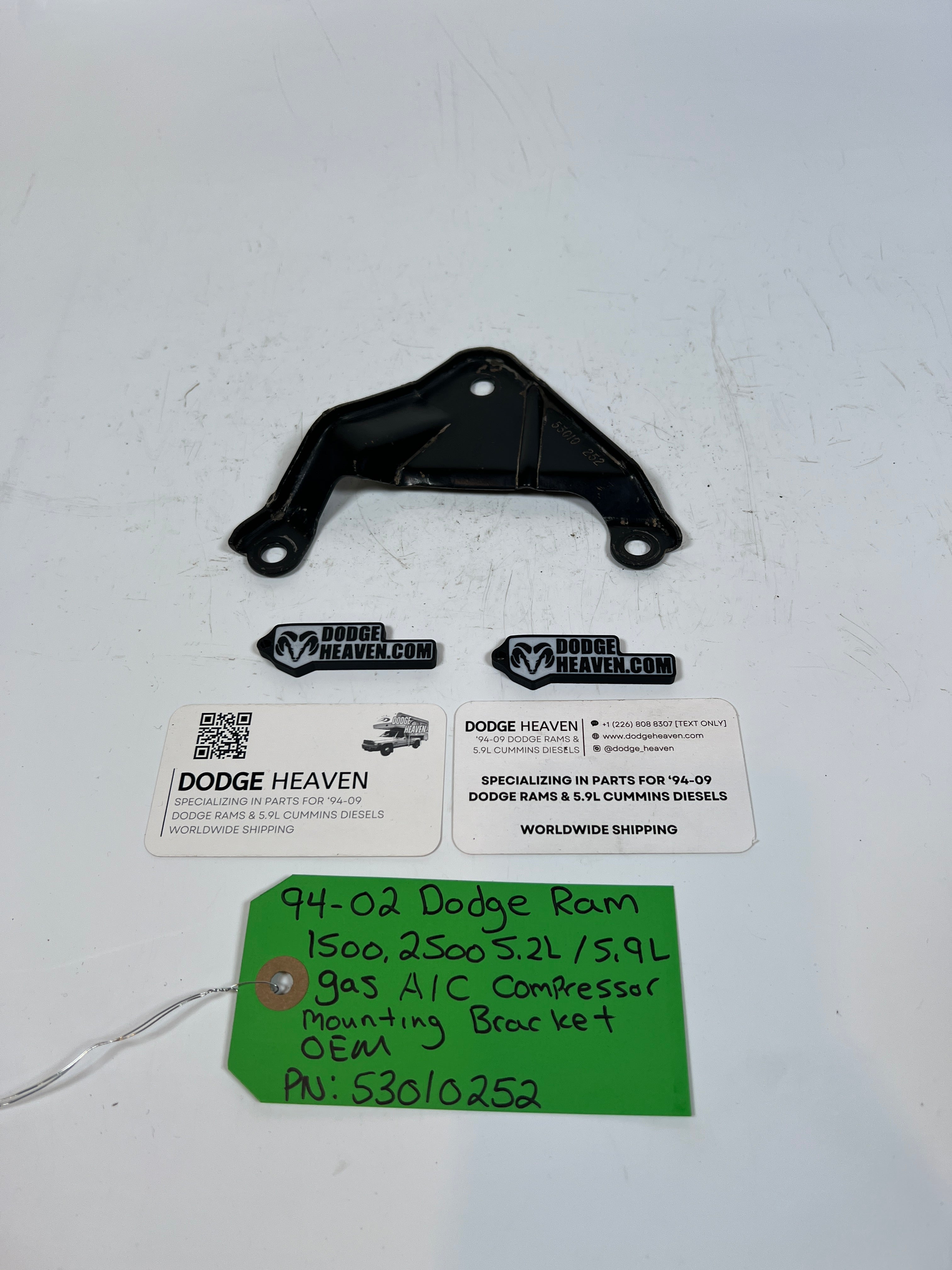 1994-2002 Dodge Ram 1500 2500 5.2L/5.9L Gas A/C Compressor Bracket