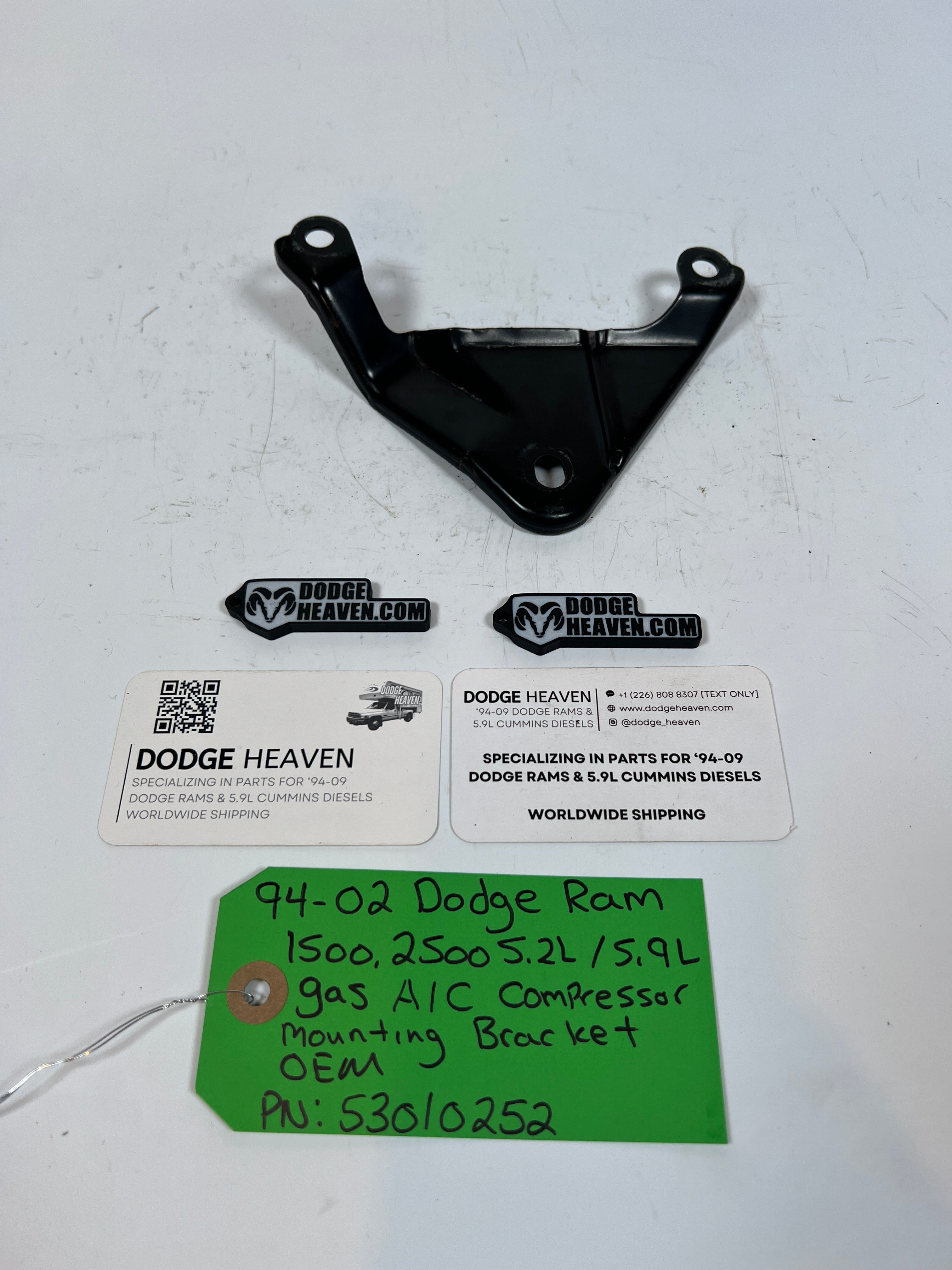 1994-2002 Dodge Ram 1500 2500 5.2L/5.9L Gas A/C Compressor Bracket