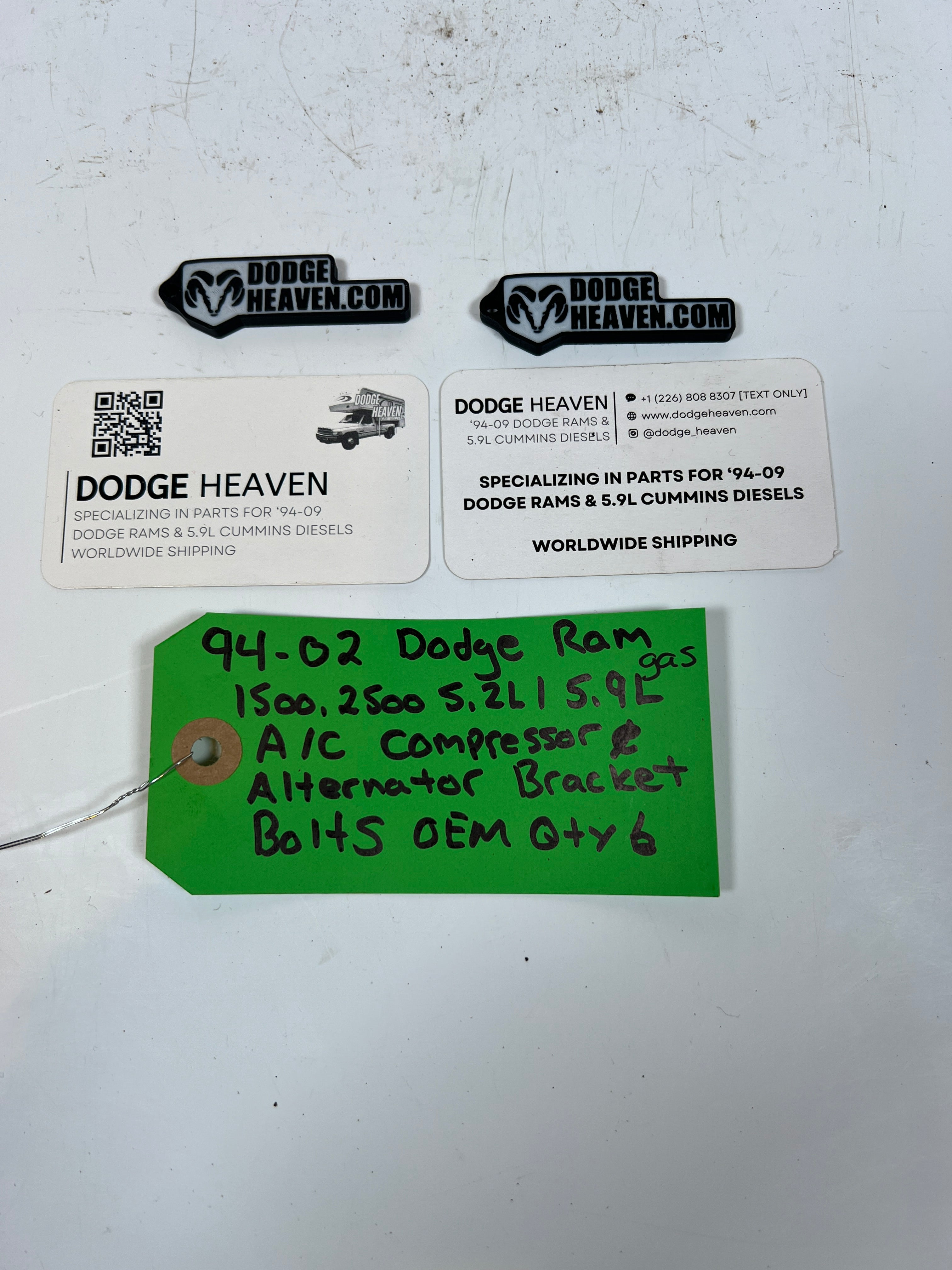 1994-2002 Dodge Ram 1500 2500 5.2L/5.9L A/C Compressor & Alternator Bracket