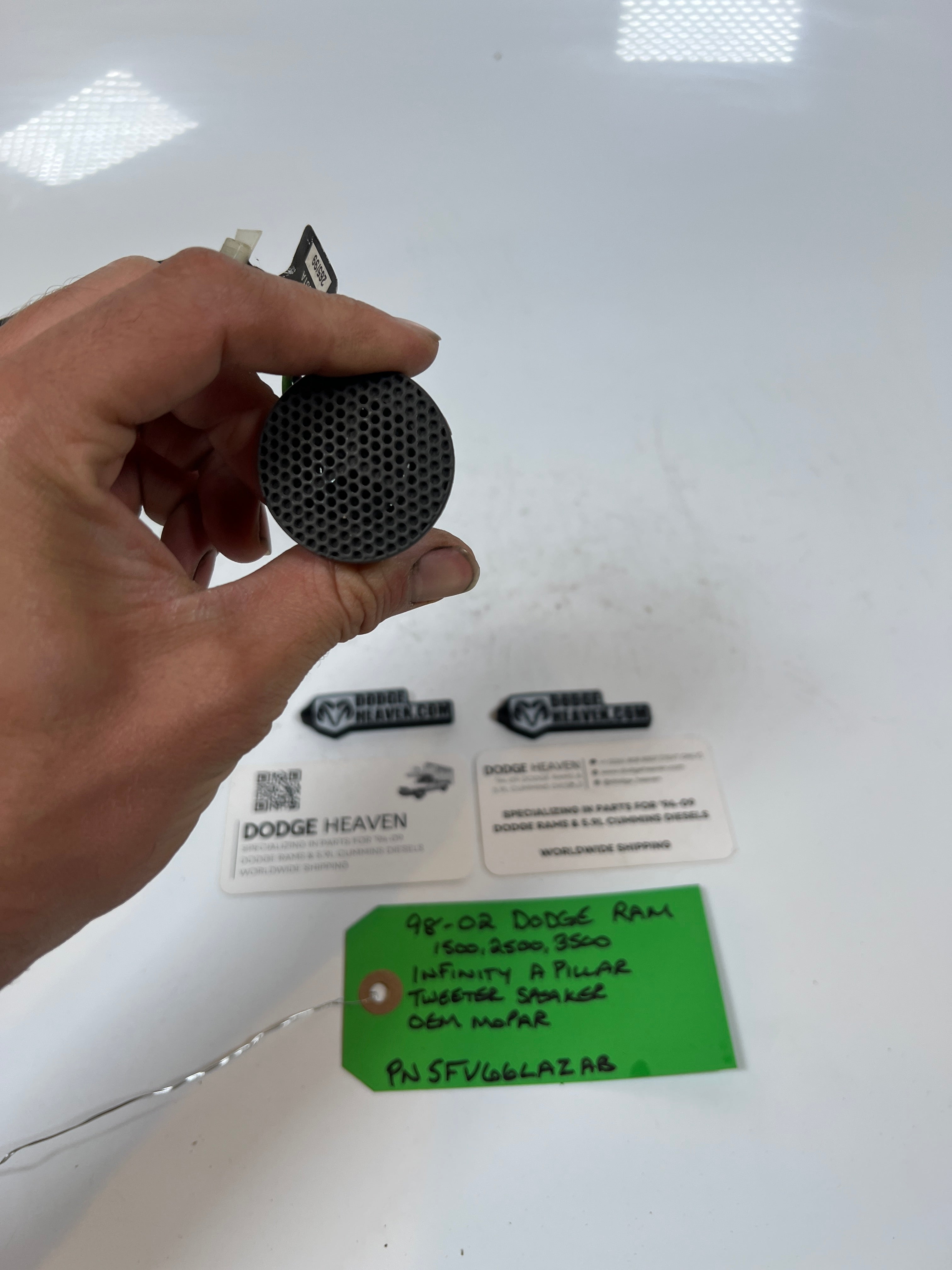 1998-2002 Dodge Ram 1500-3500 Infinity A pillar Tweeter Speaker