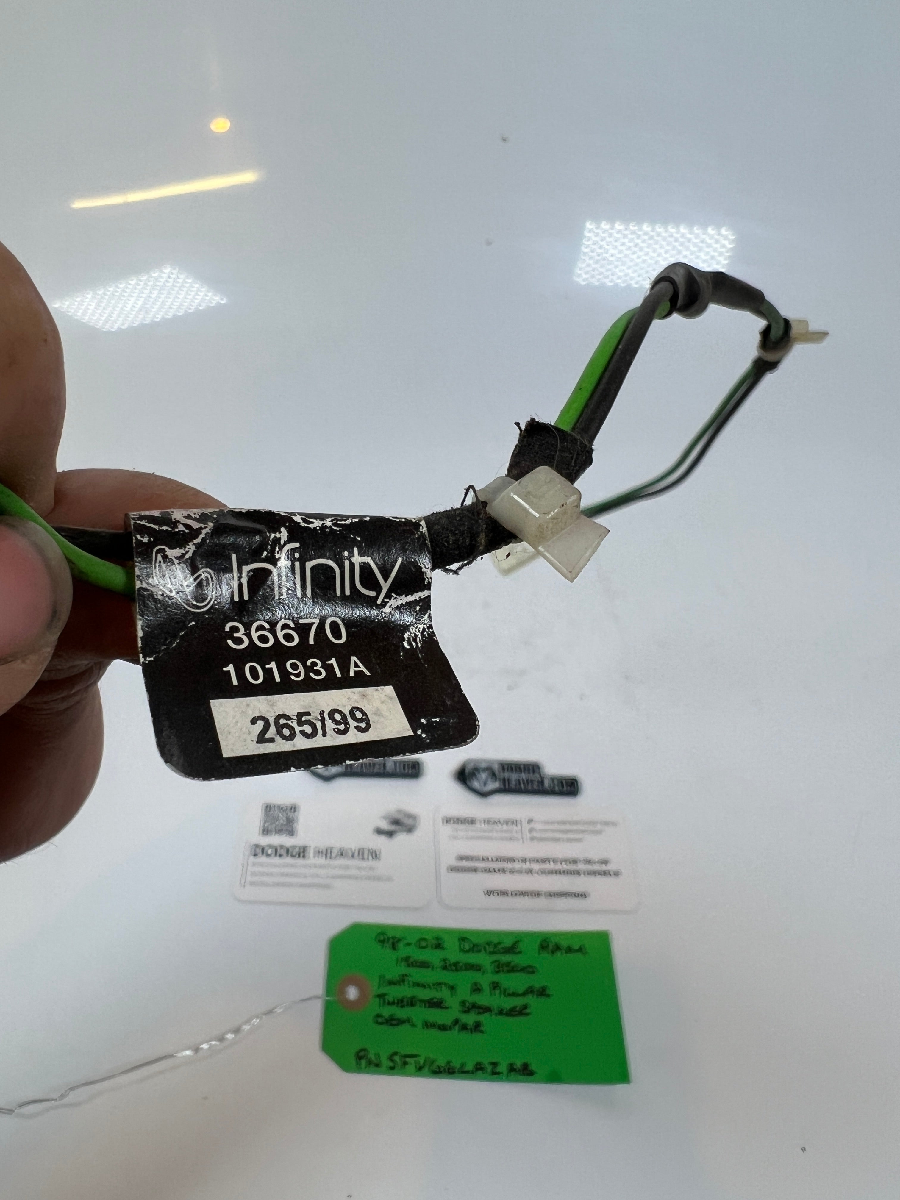 1998-2002 Dodge Ram 1500-3500 Infinity A pillar Tweeter Speaker