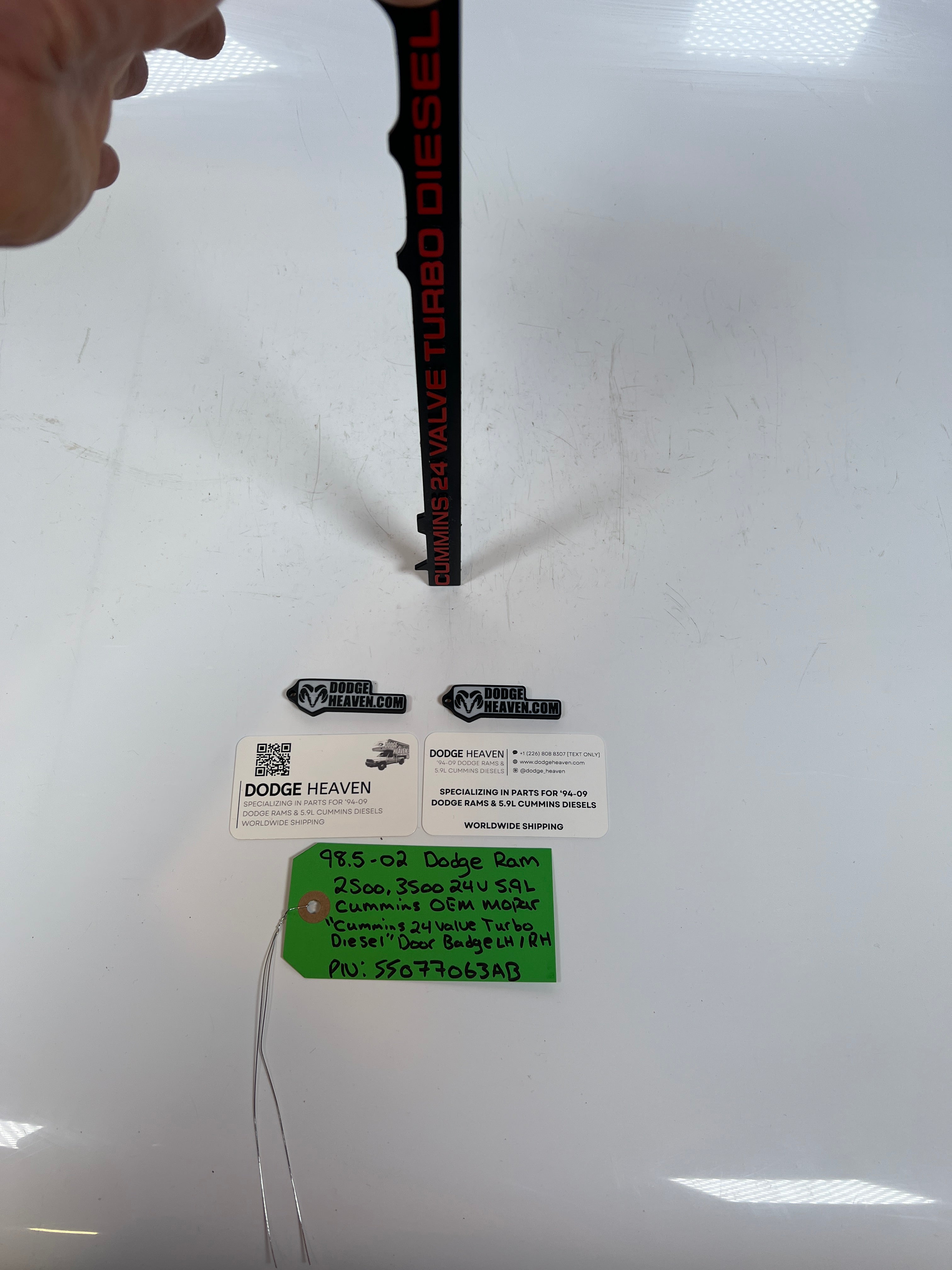 1998.5-2002 Dodge Ram 2500 3500 24 Valve 5.9L Cummins Diesel Door Badge