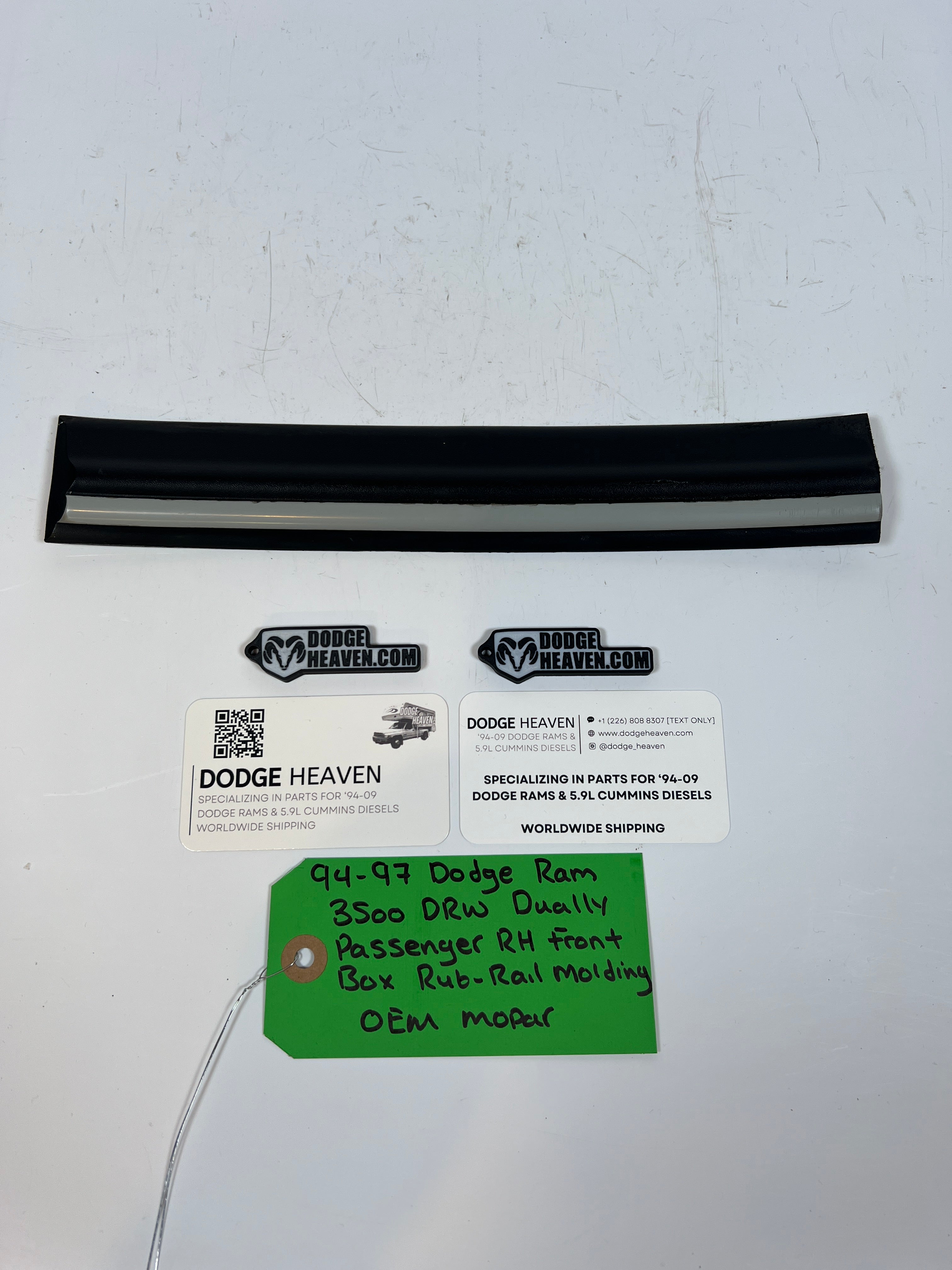 1994-1997 Dodge Ram 3500 Dually Passenger Front Box Rub-Rail Molding