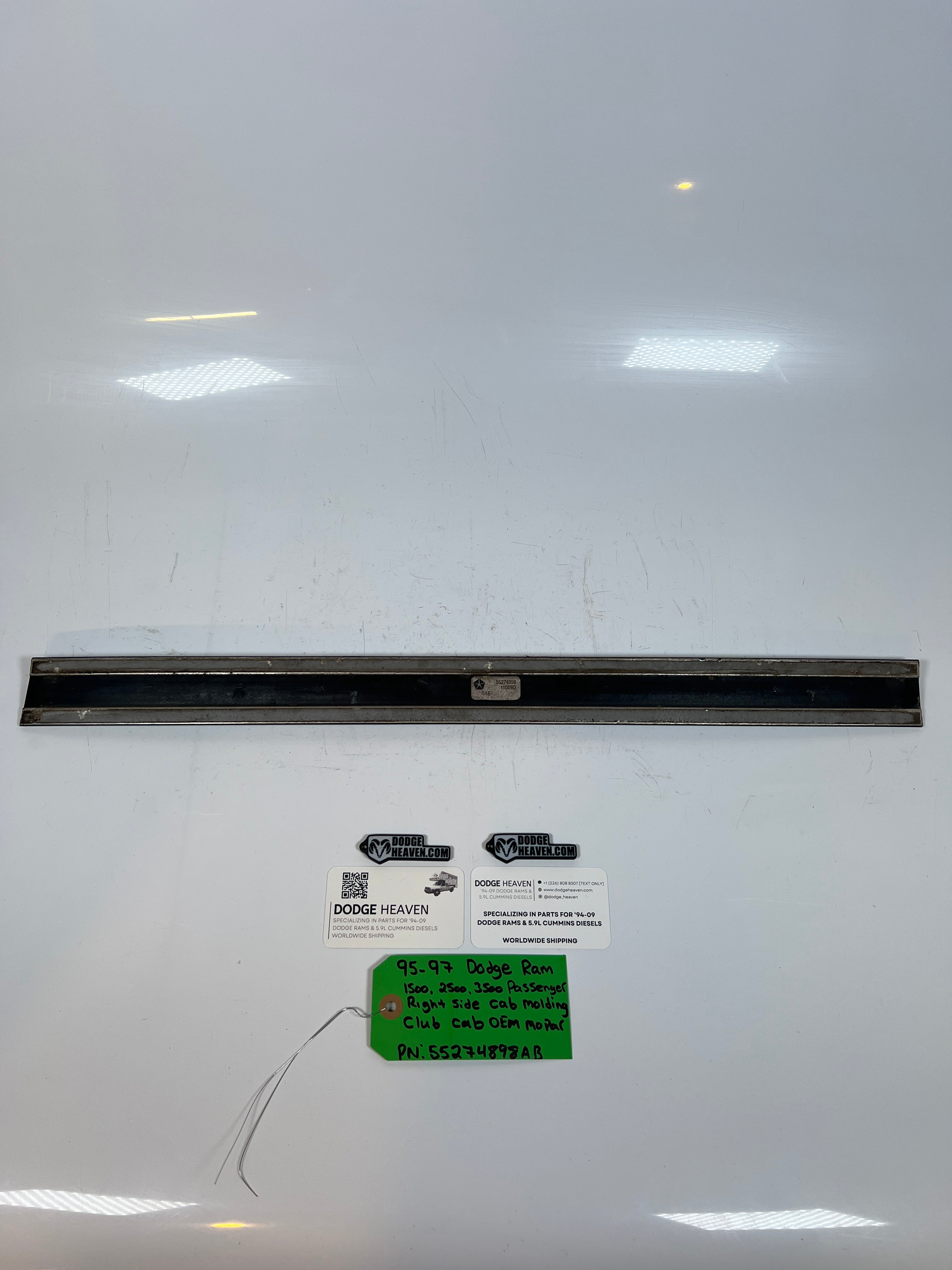 1995-1997 Dodge Ram 1500-3500 Club Cab Passenger Cab Molding