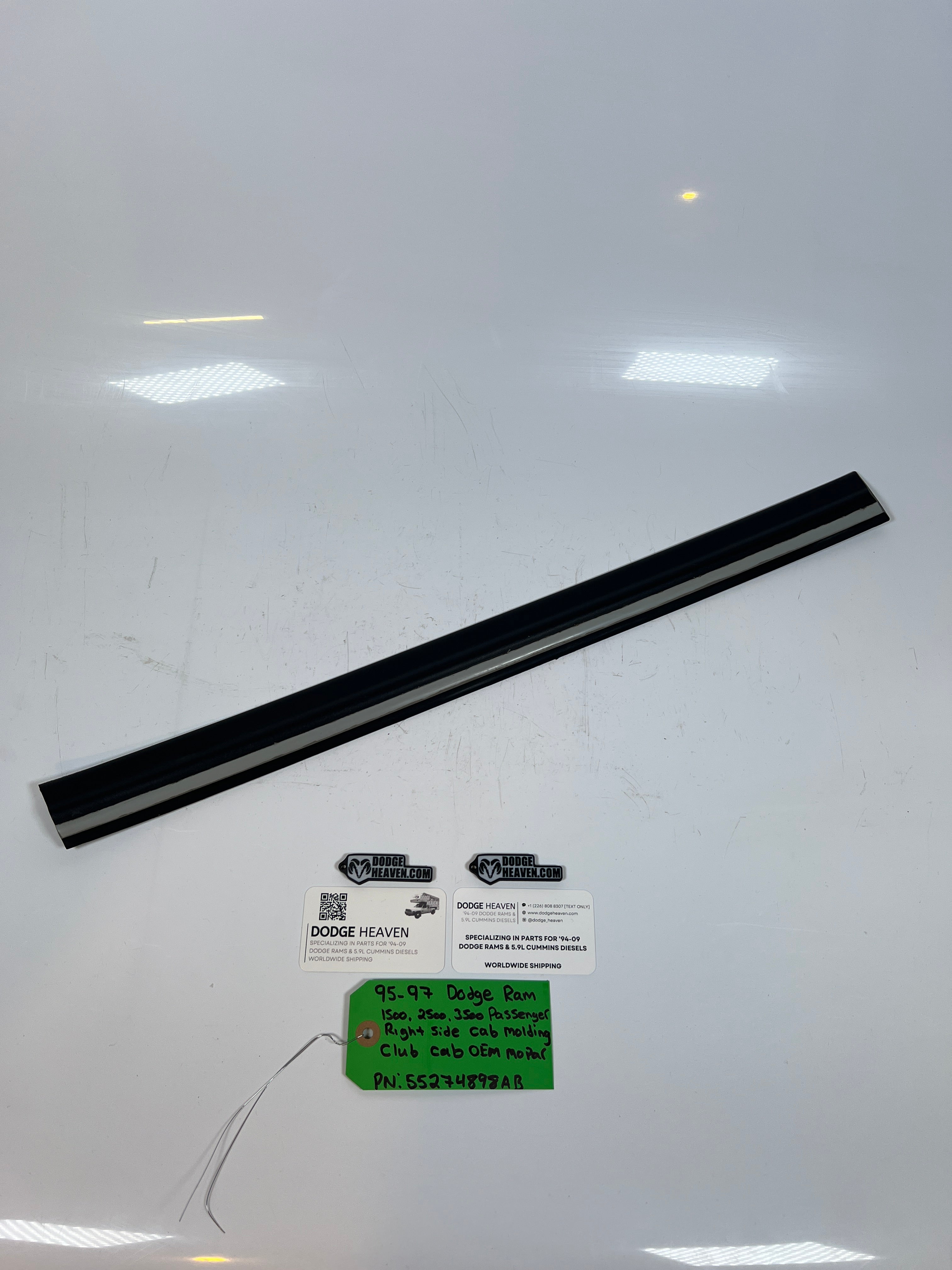 1995-1997 Dodge Ram 1500-3500 Club Cab Passenger Cab Molding