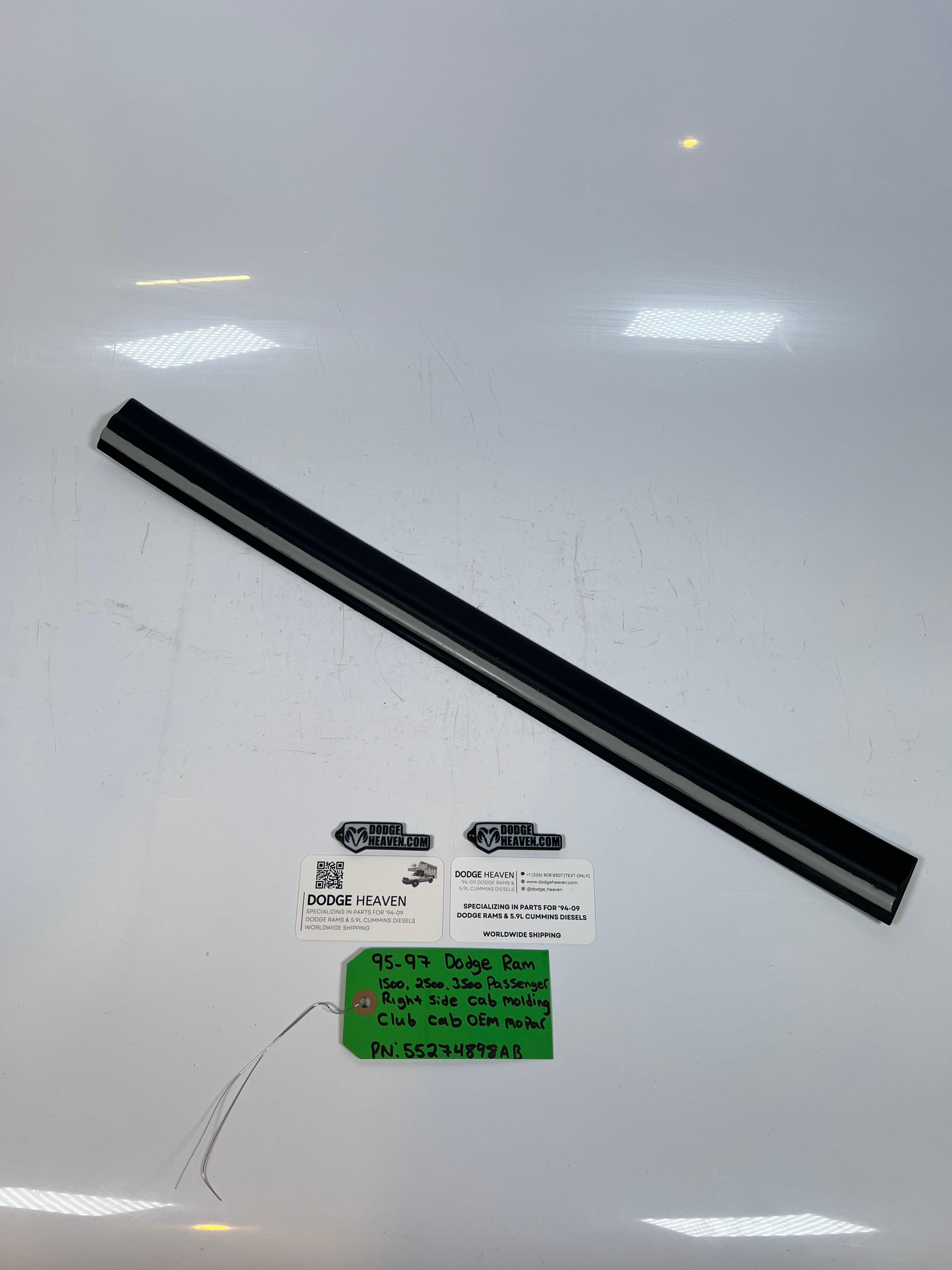 1995-1997 Dodge Ram 1500-3500 Club Cab Passenger Cab Molding