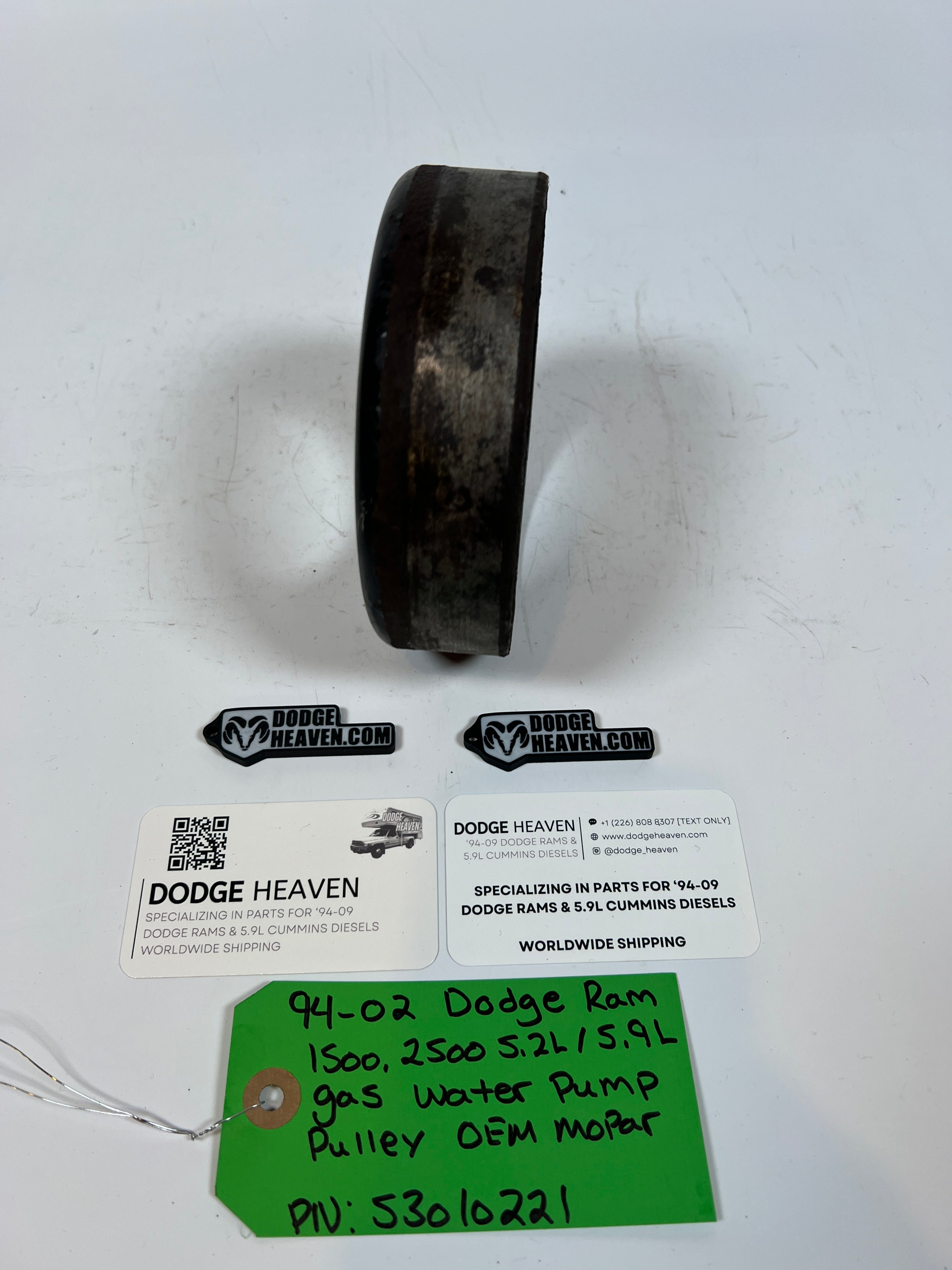 1994-2002 Dodge Ram 1500 2500 5.2L / 5.9L Gas Water Pump Pulley
