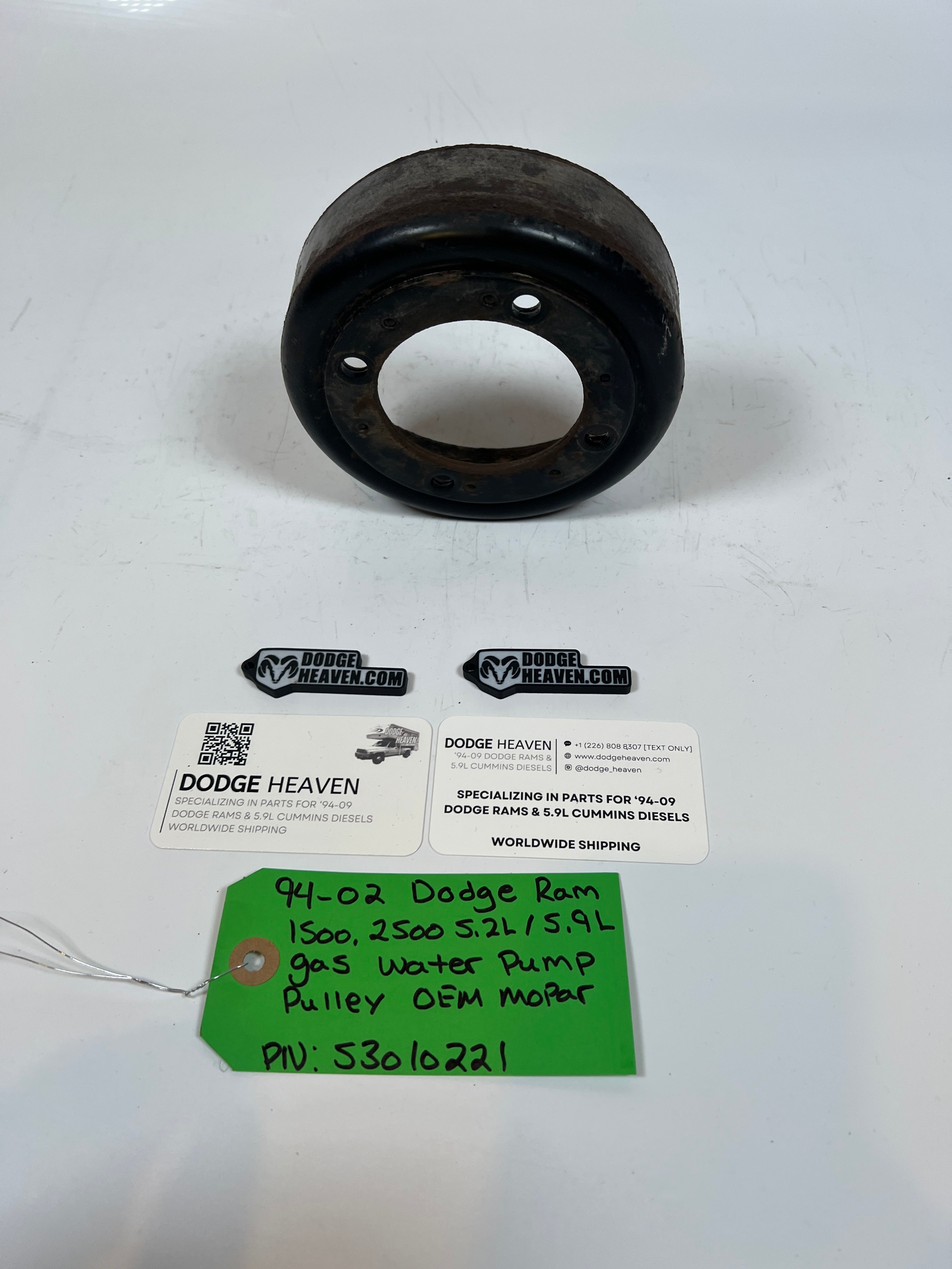 1994-2002 Dodge Ram 1500 2500 5.2L / 5.9L Gas Water Pump Pulley