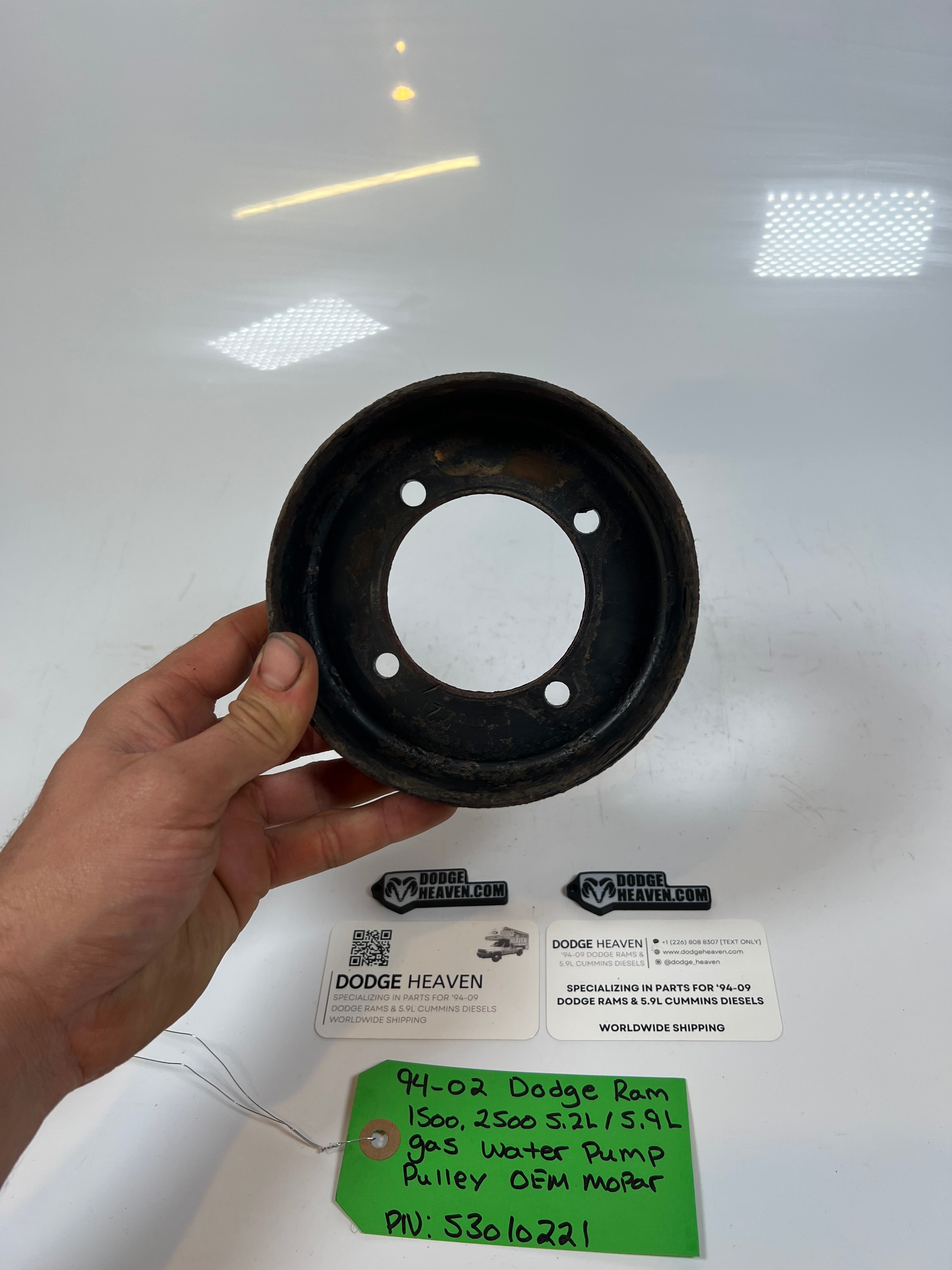 1994-2002 Dodge Ram 1500 2500 5.2L / 5.9L Gas Water Pump Pulley
