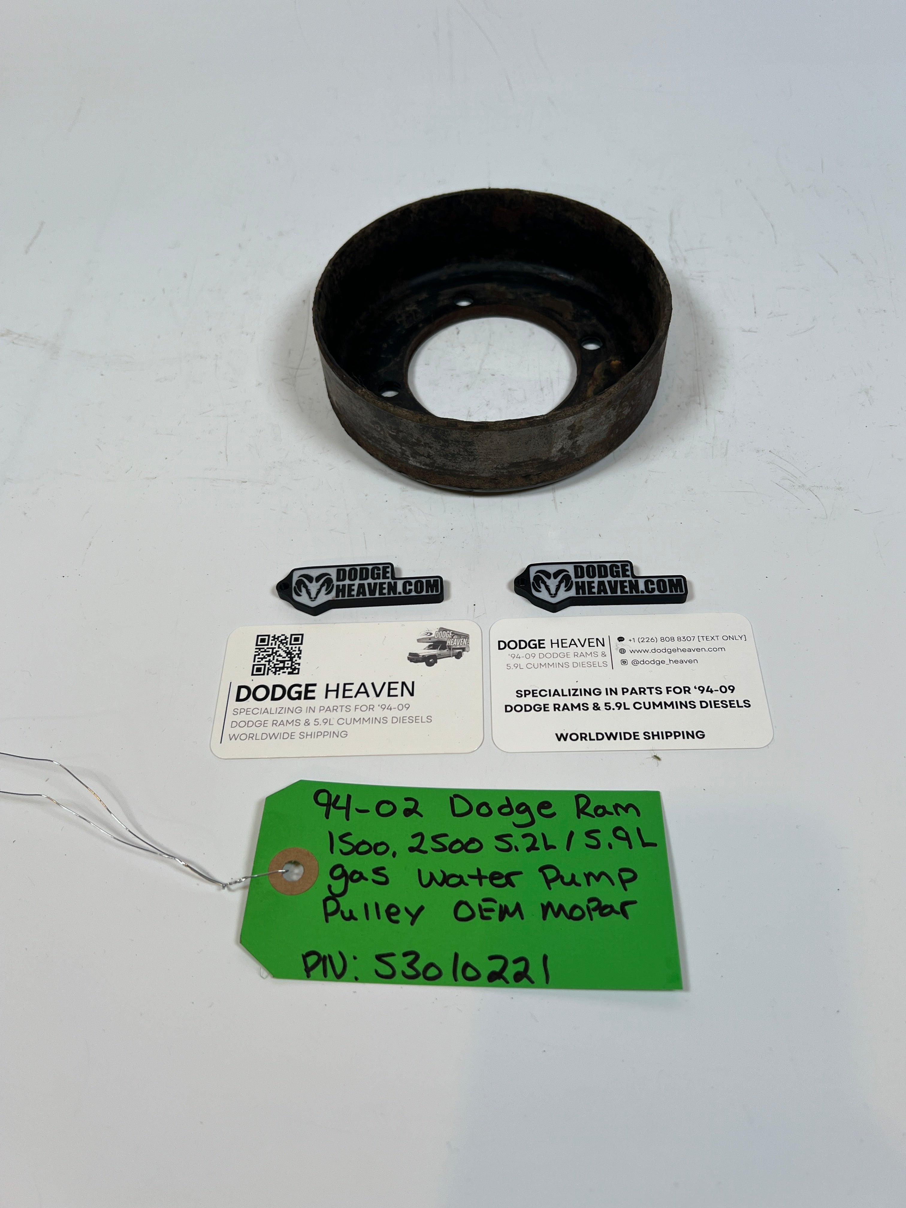 1994-2002 Dodge Ram 1500 2500 5.2L / 5.9L Gas Water Pump Pulley