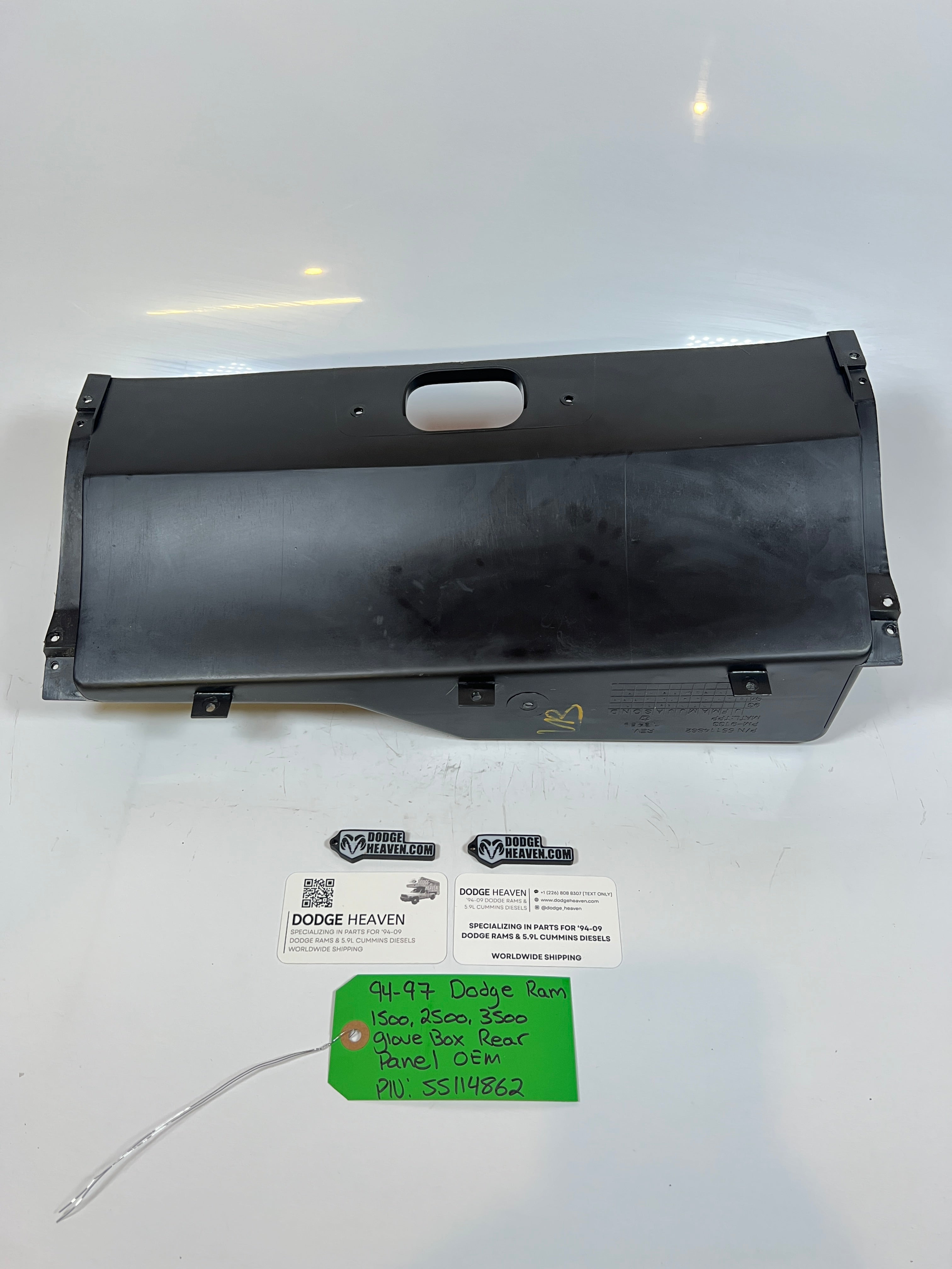 1994-1997 Dodge Ram 1500 2500 3500 Glove Box Rear Panel