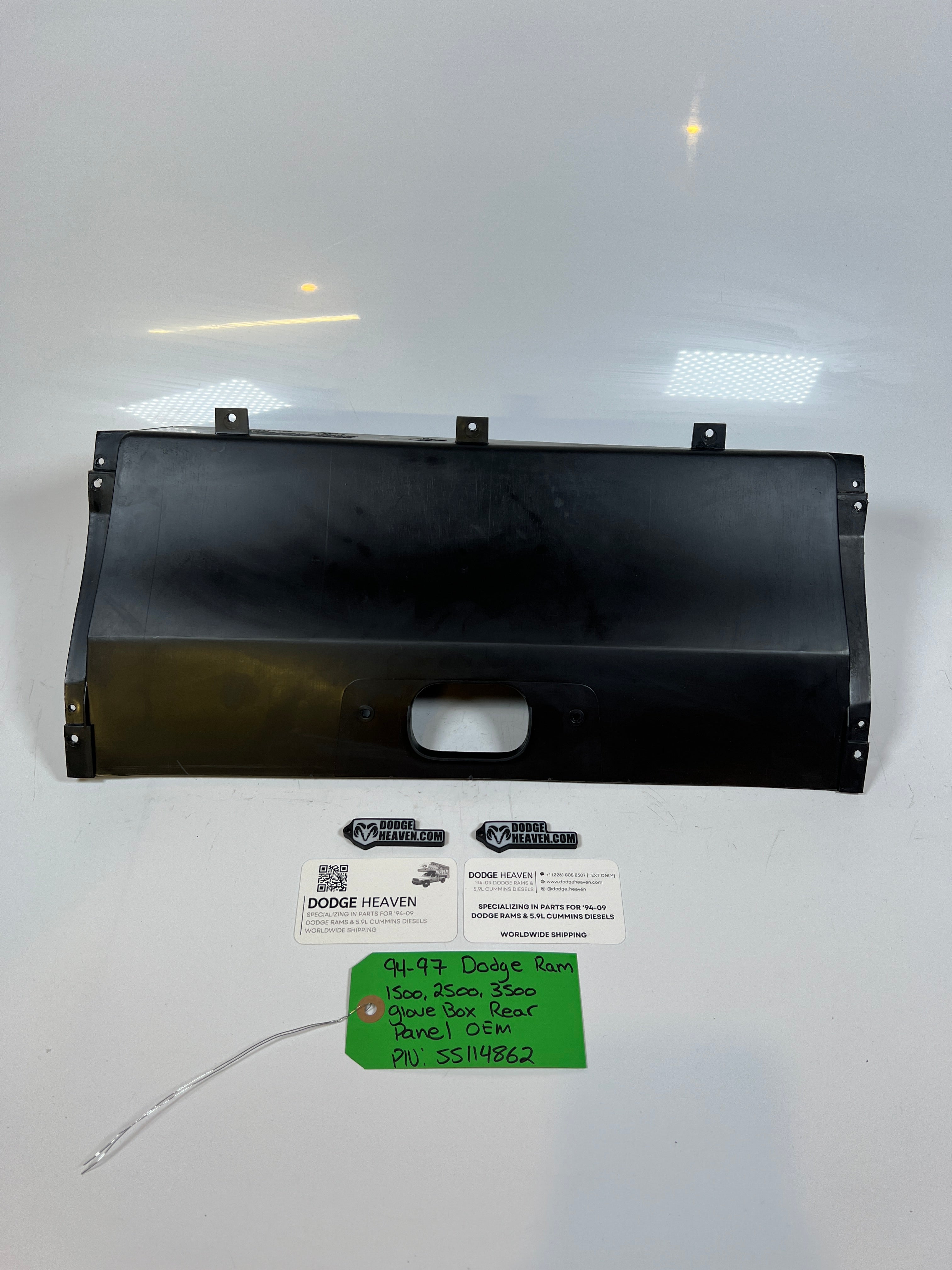1994-1997 Dodge Ram 1500 2500 3500 Glove Box Rear Panel