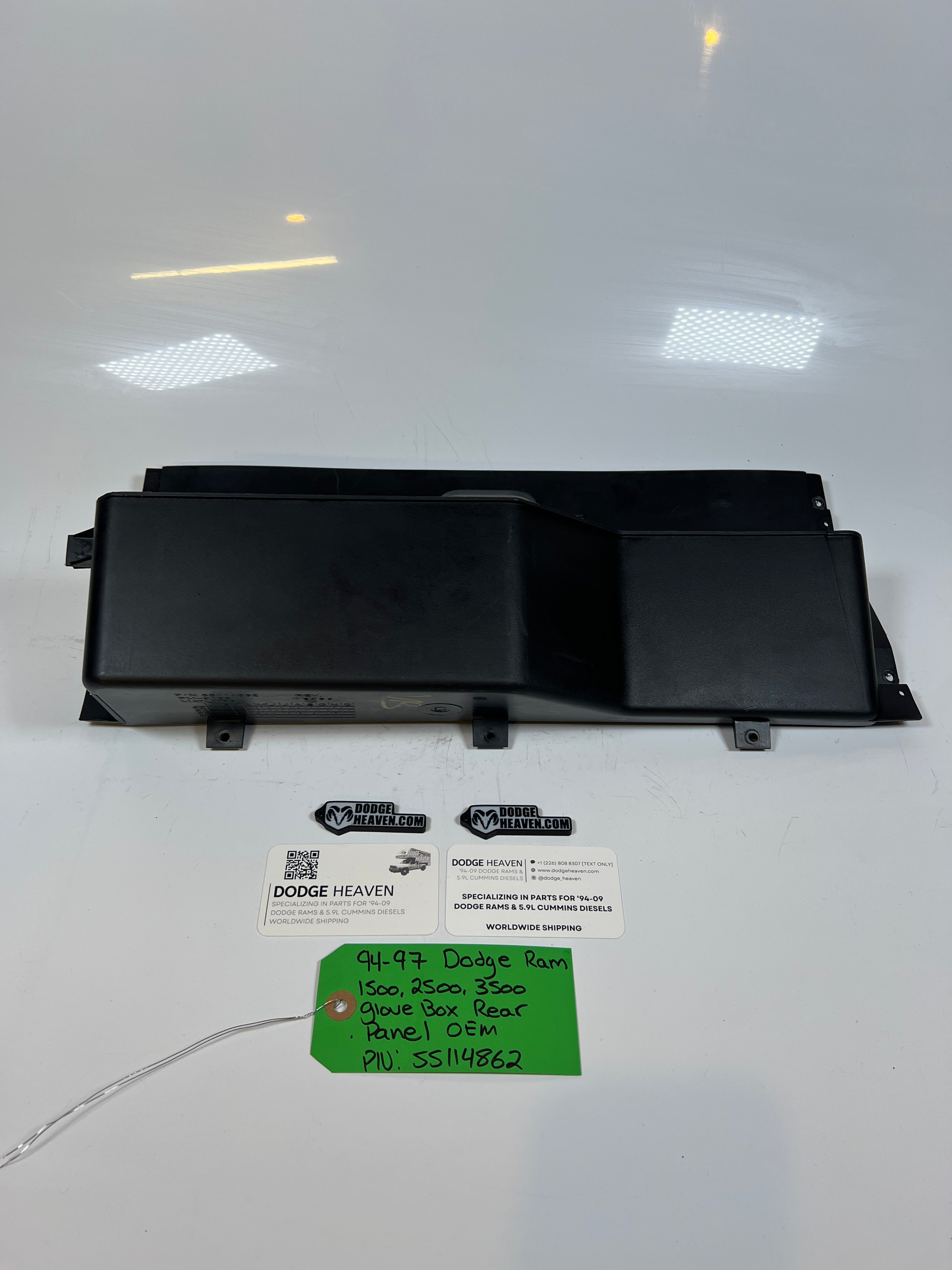 1994-1997 Dodge Ram 1500 2500 3500 Glove Box Rear Panel