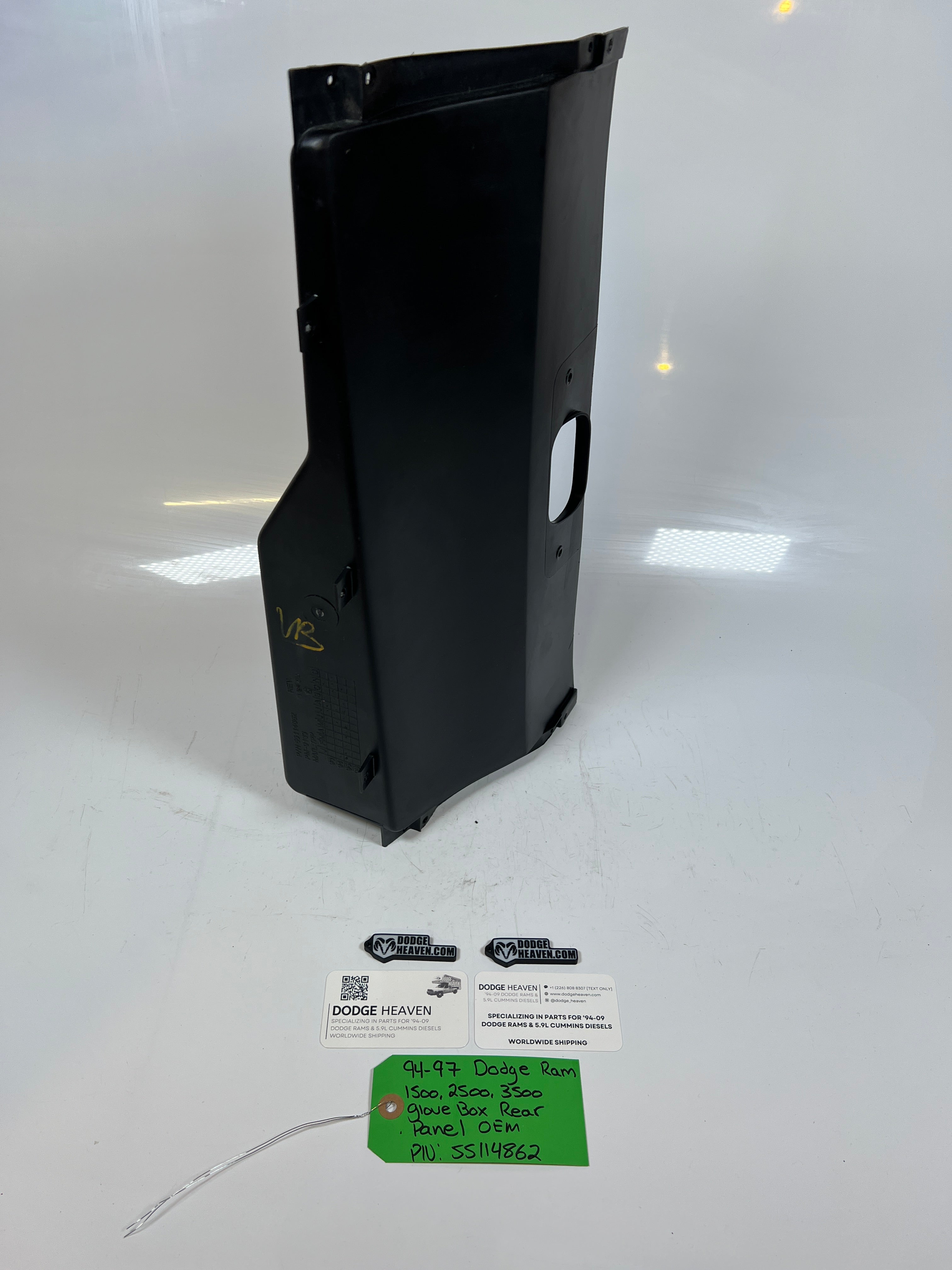1994-1997 Dodge Ram 1500 2500 3500 Glove Box Rear Panel