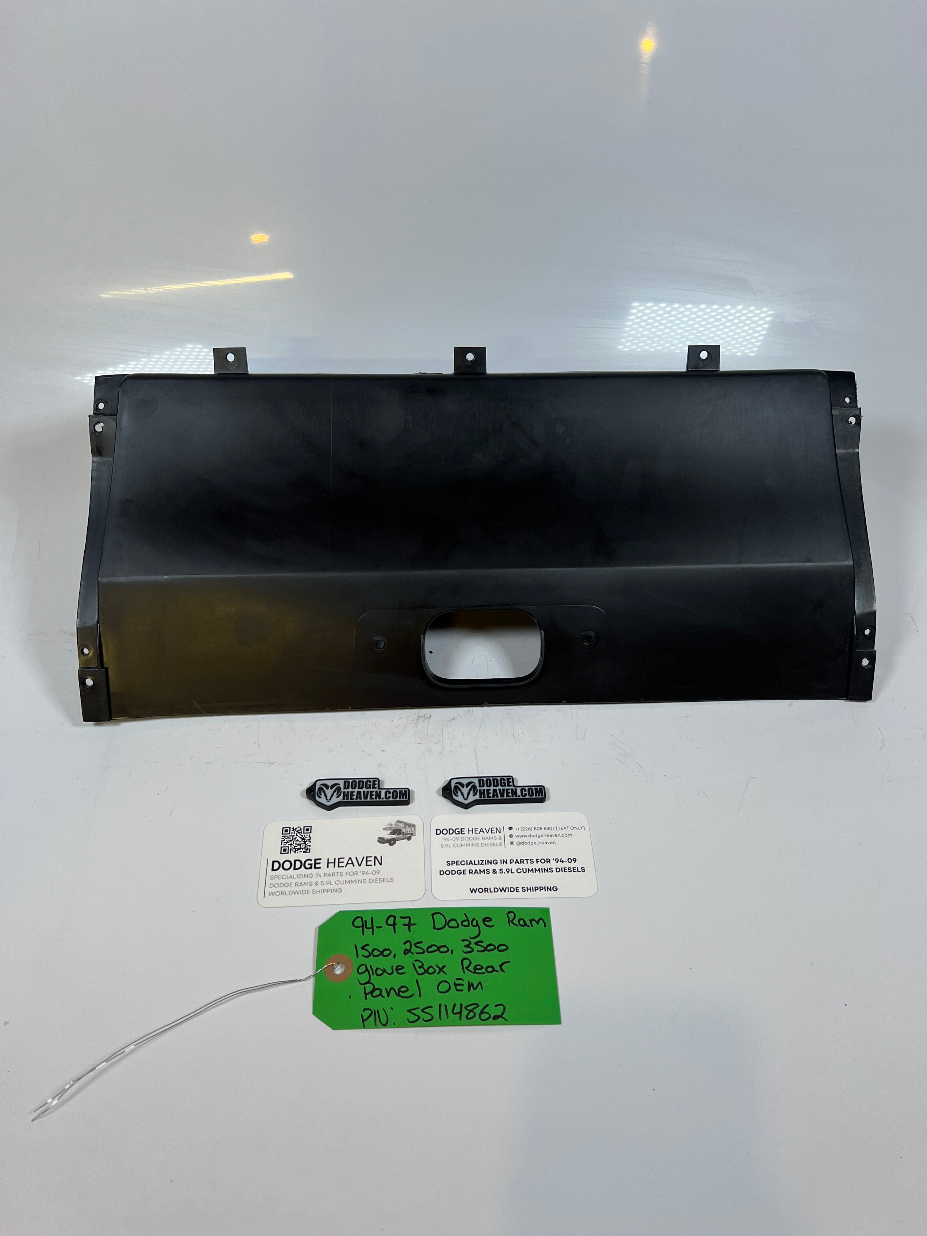 1994-1997 Dodge Ram 1500 2500 3500 Glove Box Rear Panel