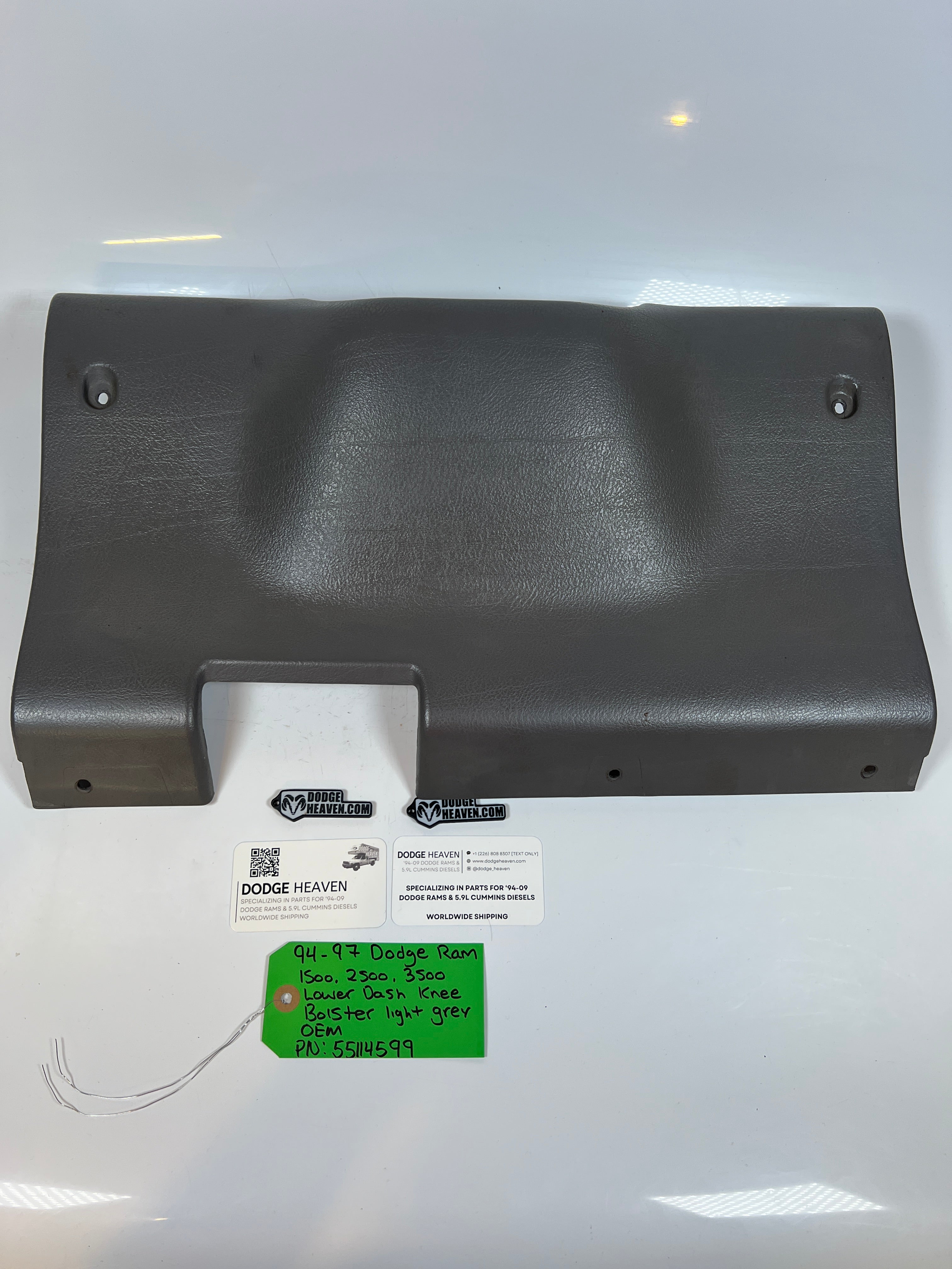 1994-1997 Dodge Ram 1500-3500 Lower Dash Knee bolster Light Grey