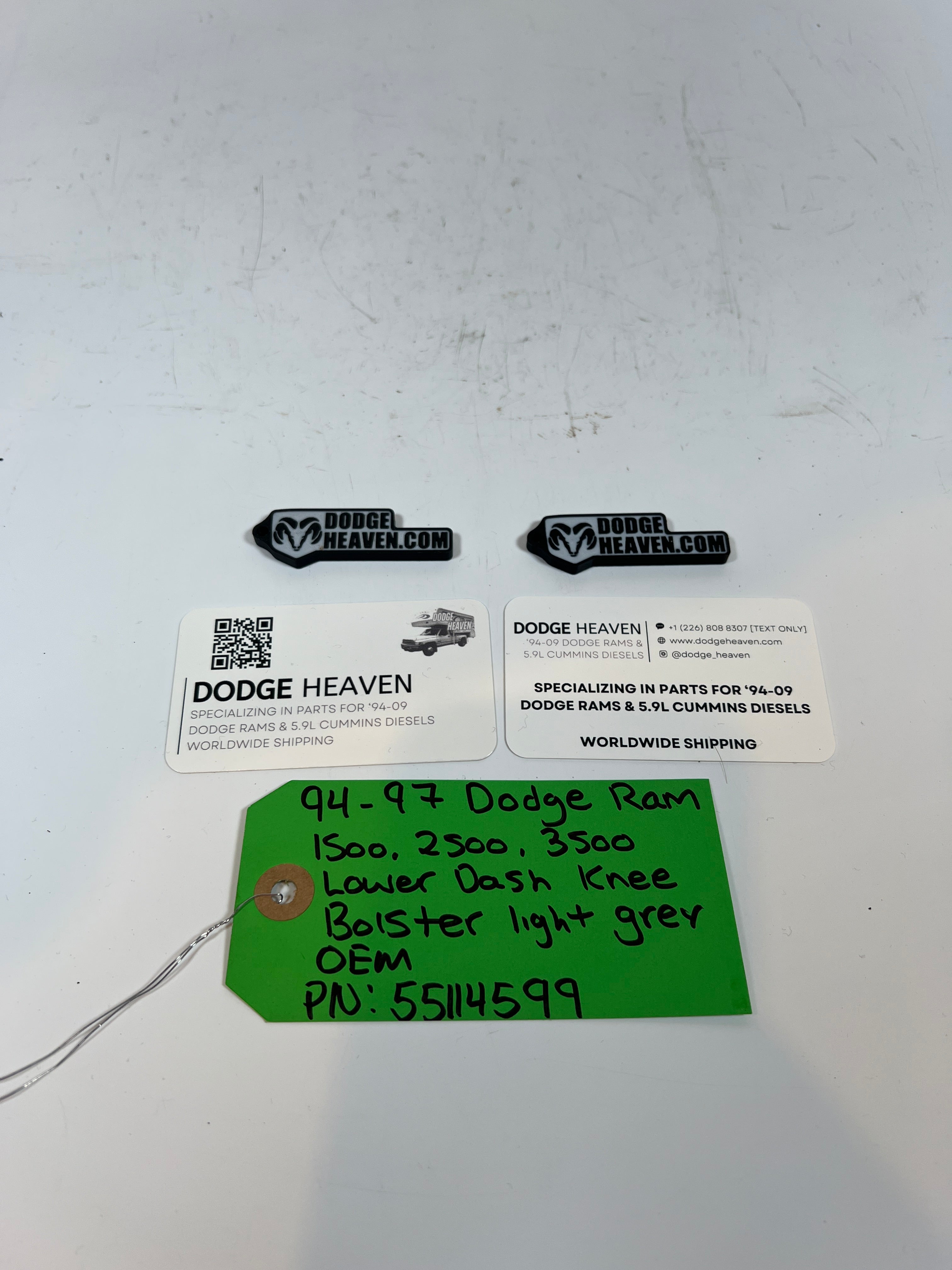 1994-1997 Dodge Ram 1500-3500 Lower Dash Knee bolster Light Grey