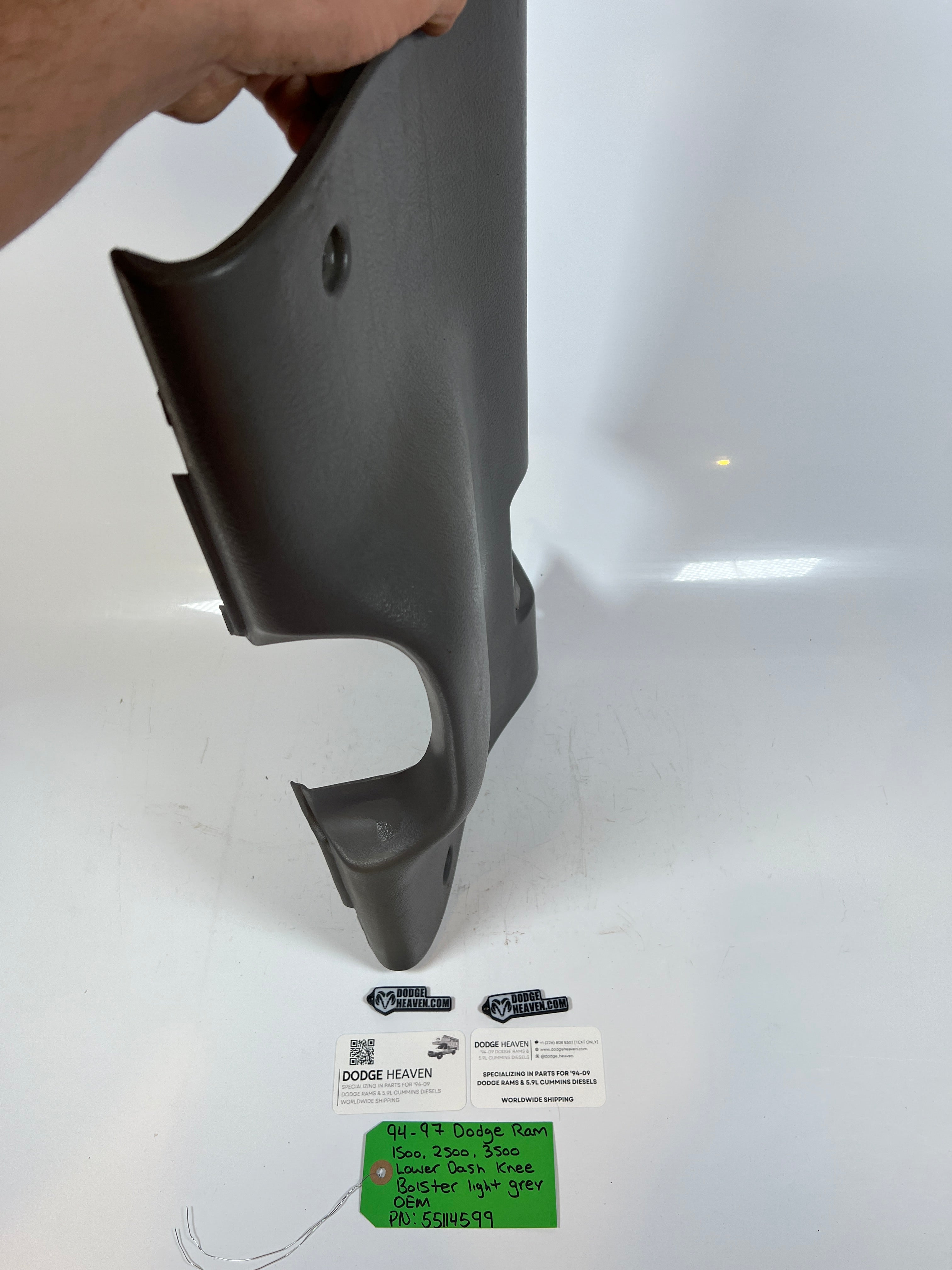 1994-1997 Dodge Ram 1500-3500 Lower Dash Knee bolster Light Grey