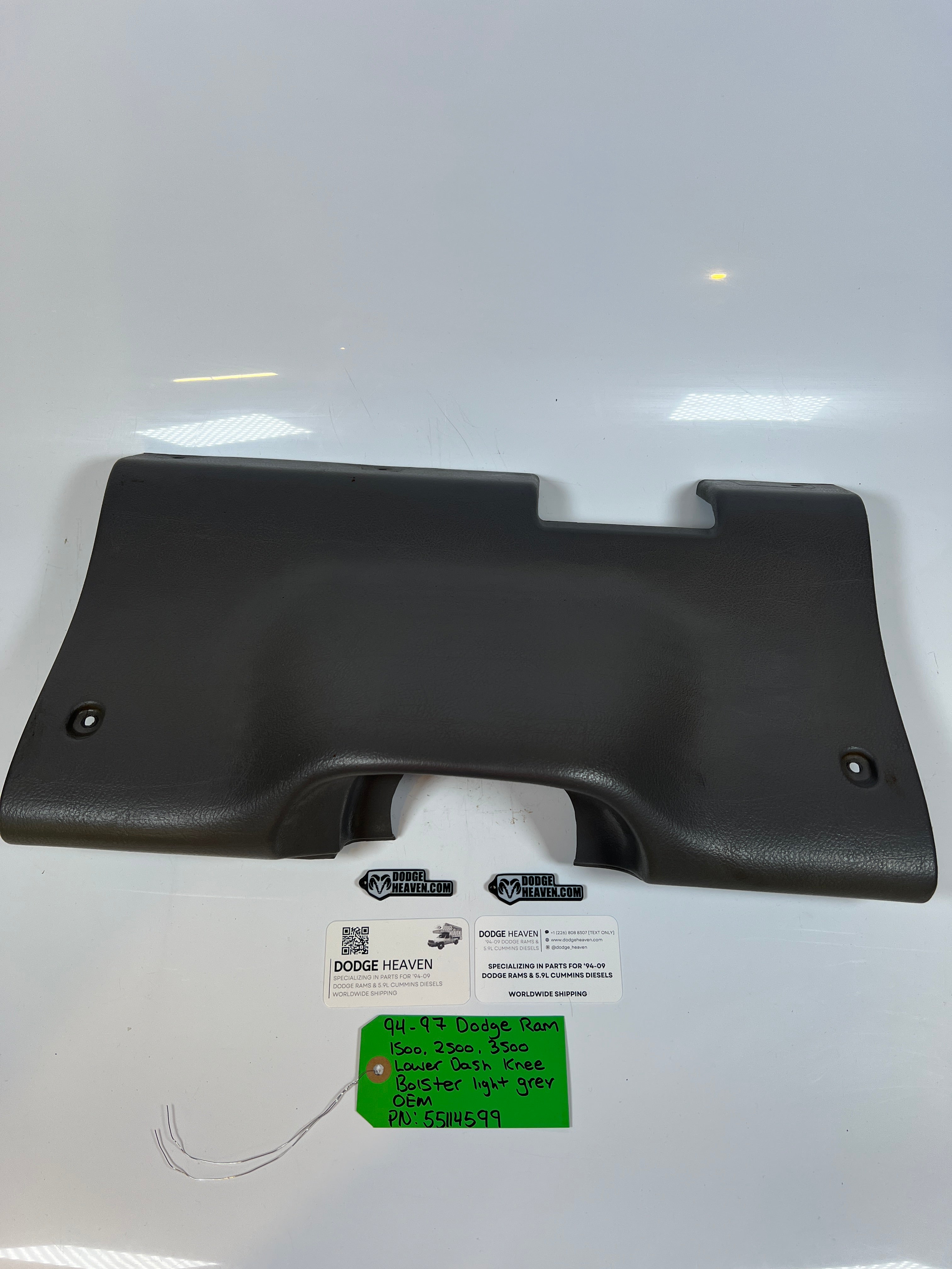 1994-1997 Dodge Ram 1500-3500 Lower Dash Knee bolster Light Grey