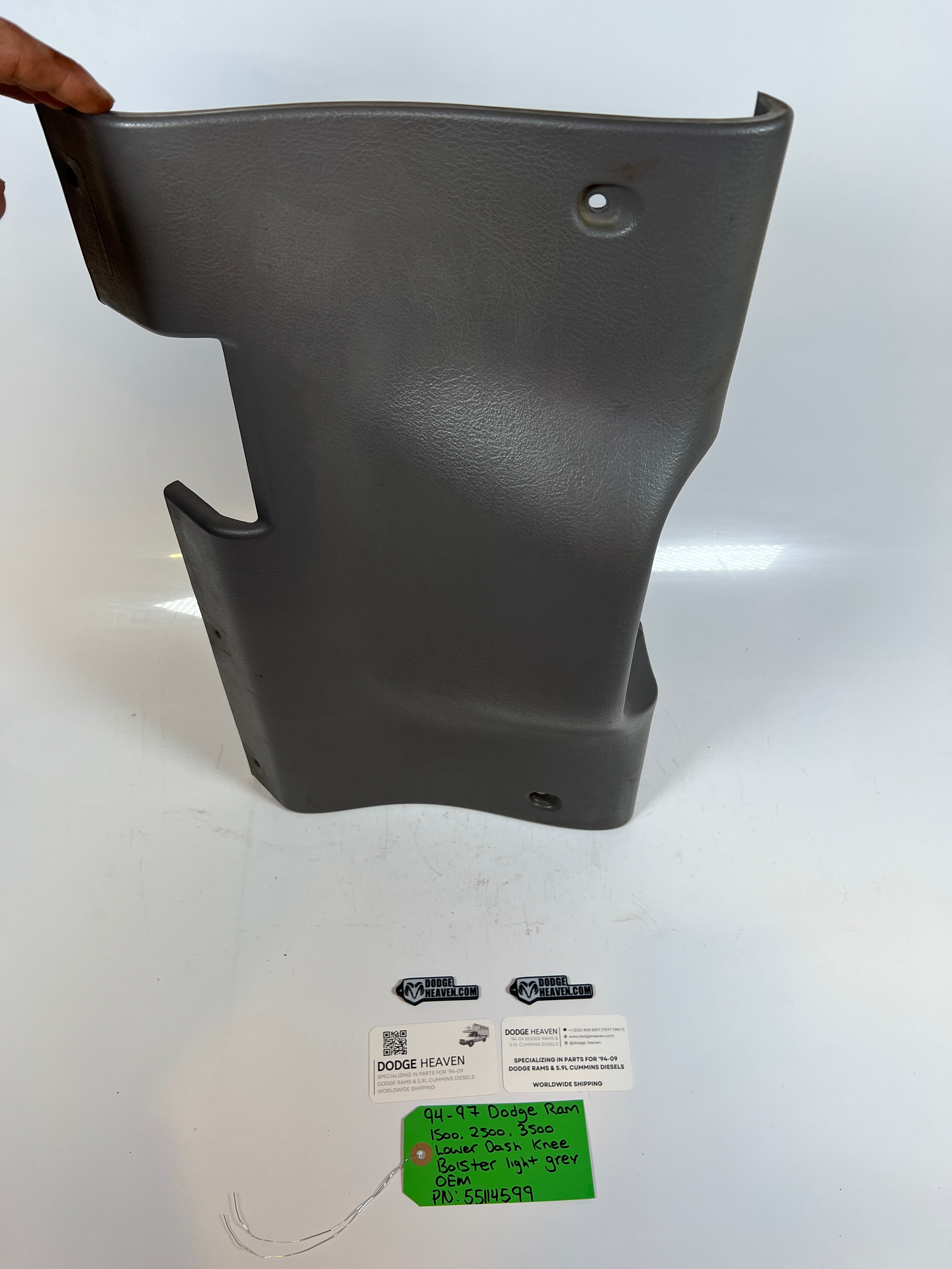 1994-1997 Dodge Ram 1500-3500 Lower Dash Knee bolster Light Grey
