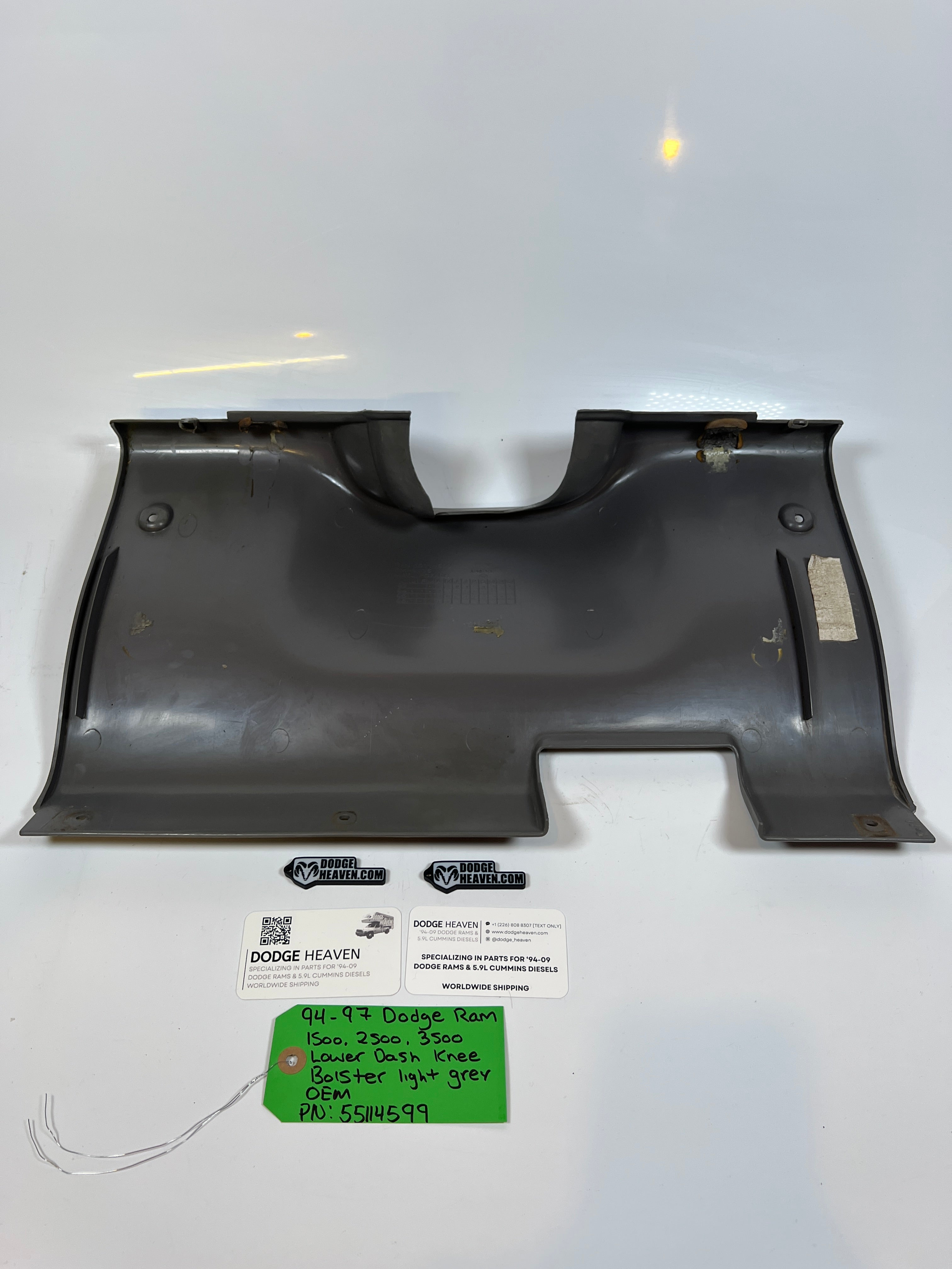 1994-1997 Dodge Ram 1500-3500 Lower Dash Knee bolster Light Grey