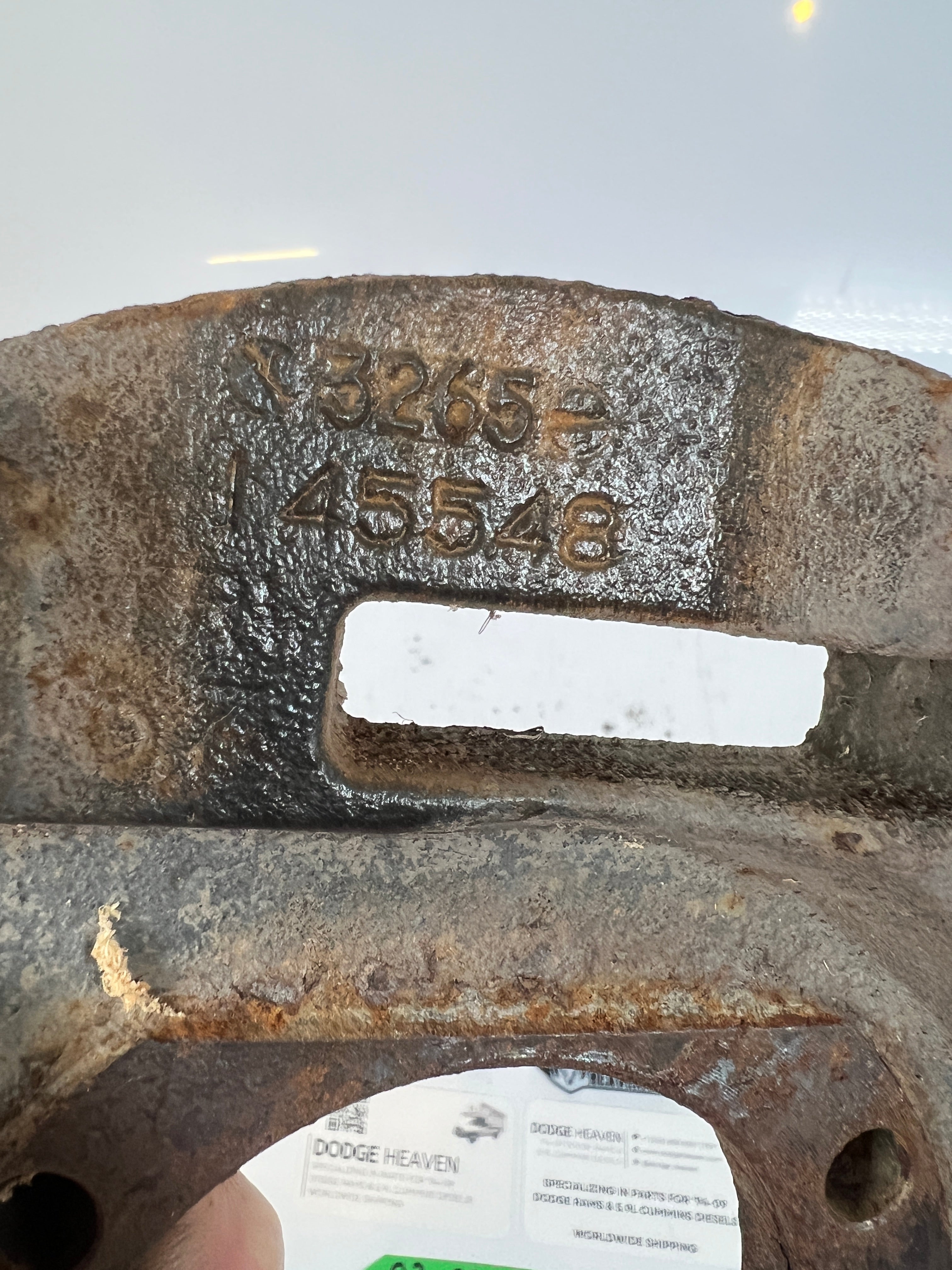 2002-2008 Dodge Ram 1500 Rear Axle Caliper / Parking Brake Bracket LH/RH