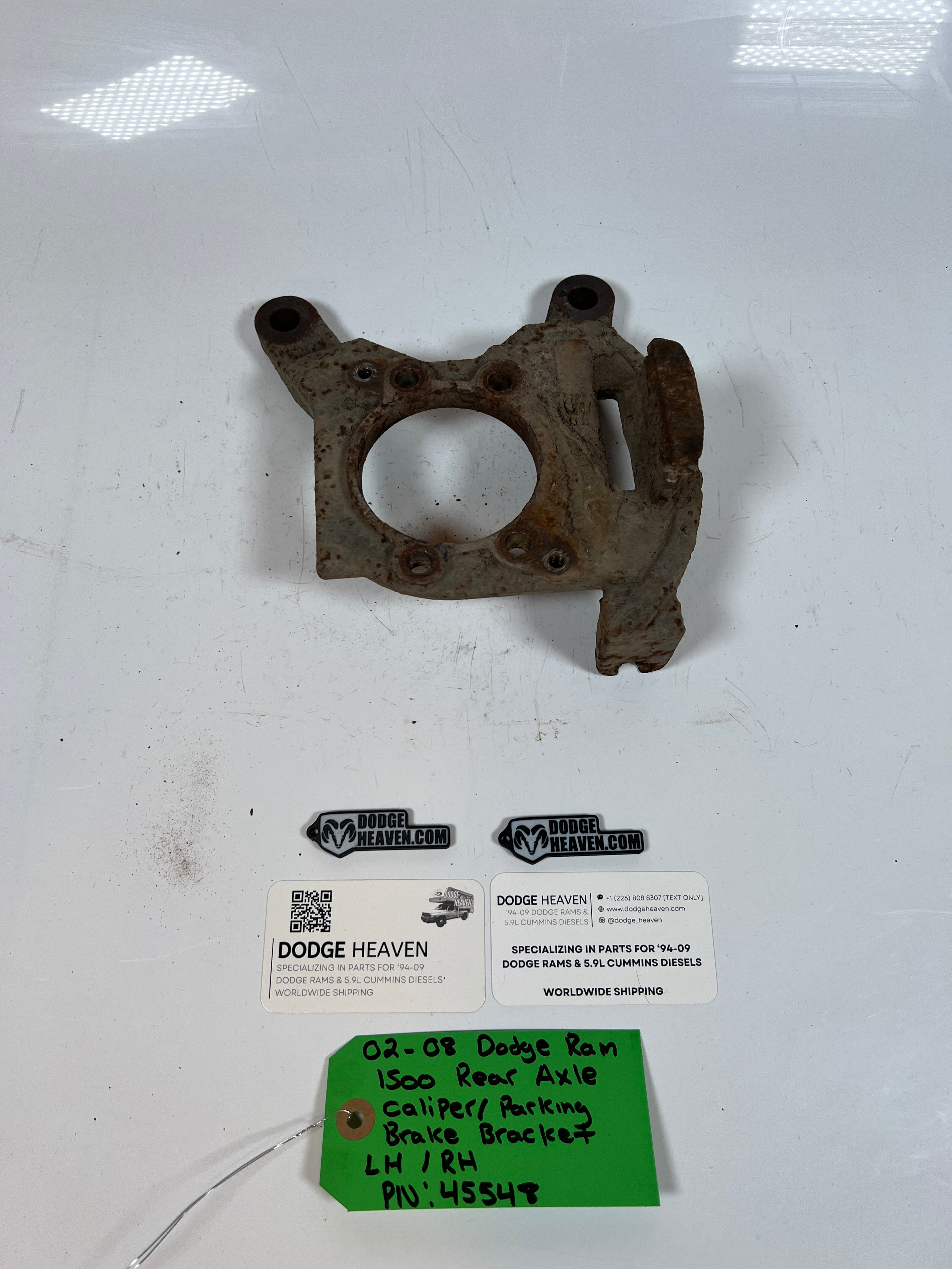 2002-2008 Dodge Ram 1500 Rear Axle Caliper / Parking Brake Bracket LH/RH
