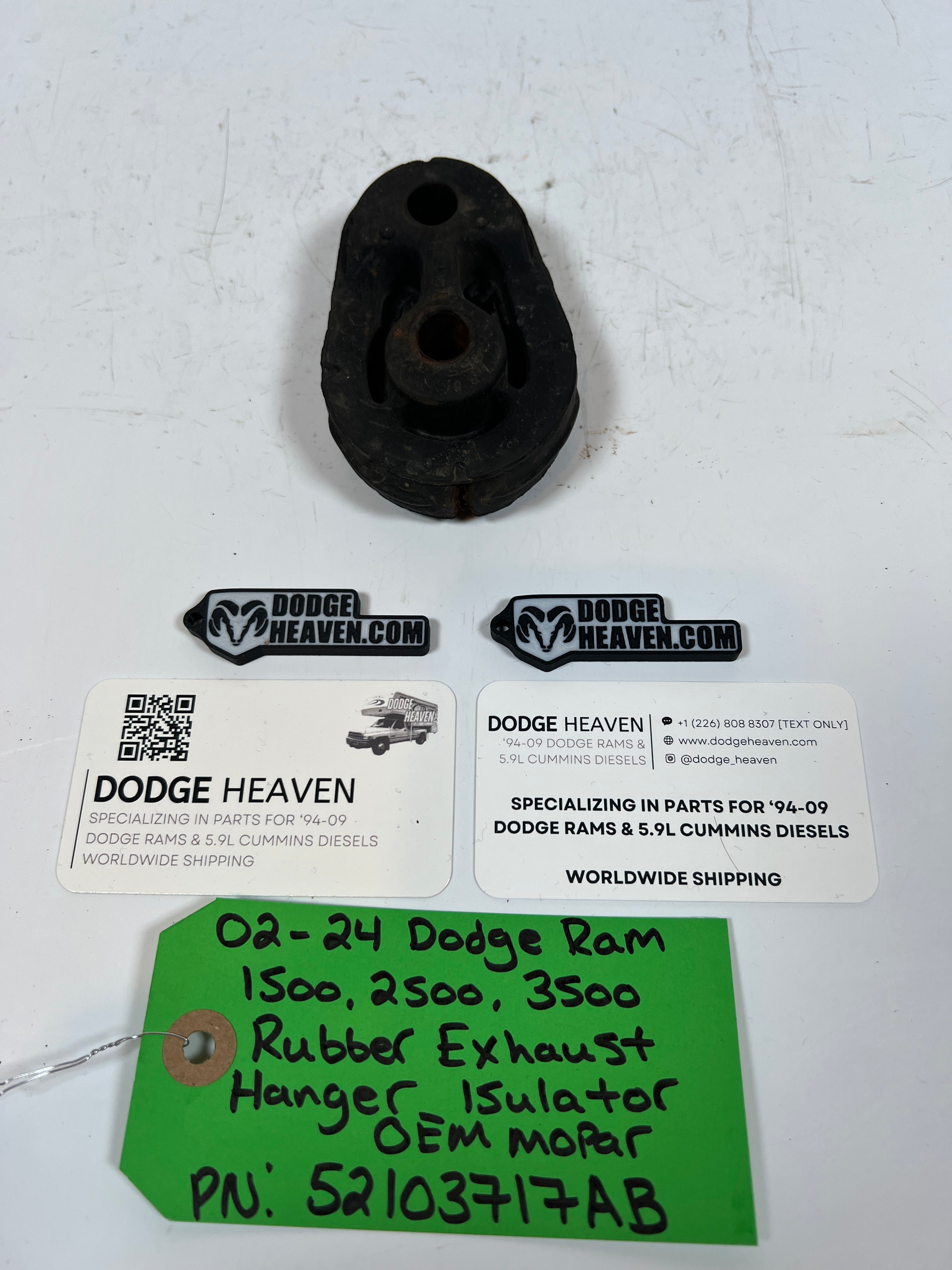 2002-2024 Dodge Ram 1500-3500 Rubber Exhaust Hanger / Isolator