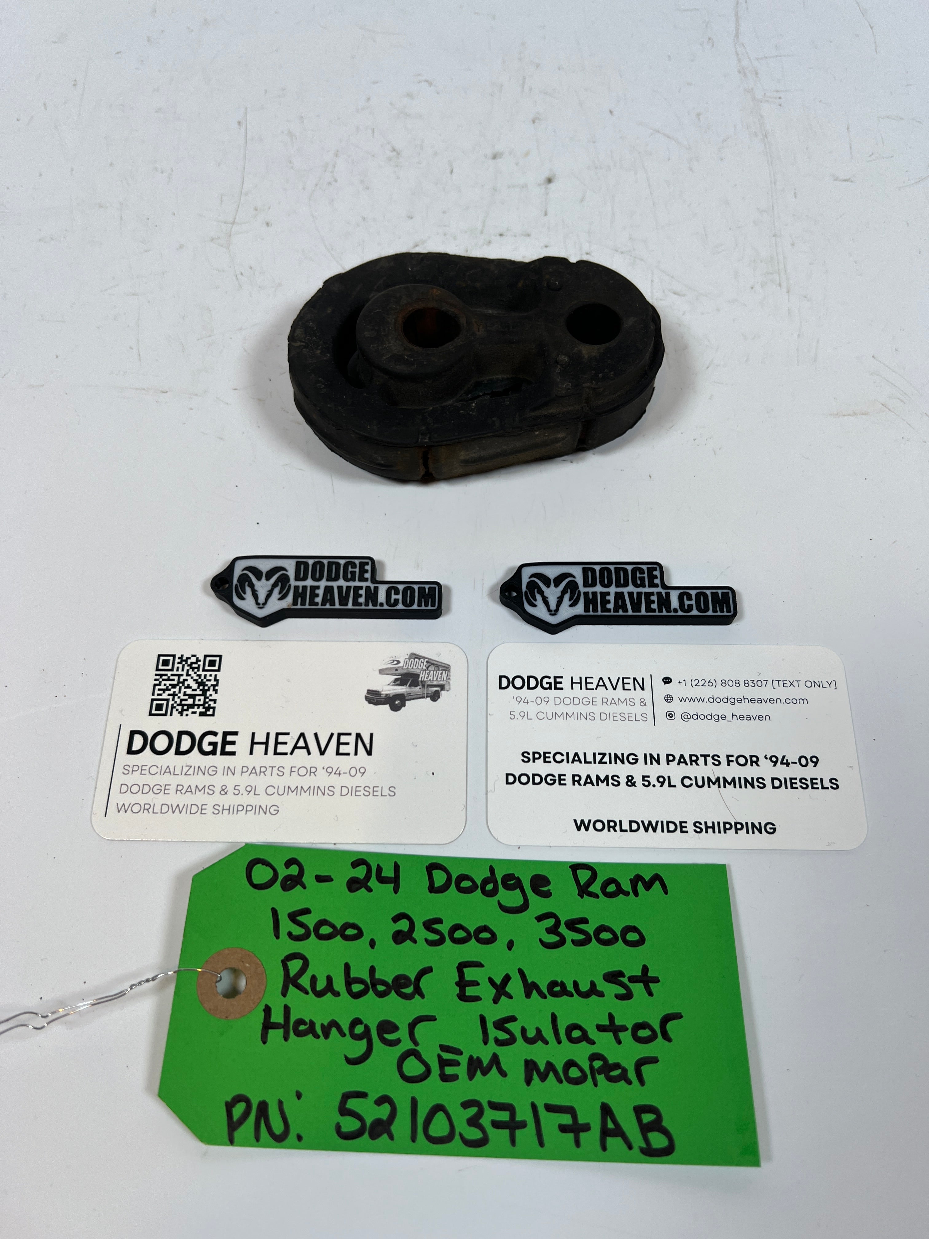 2002-2024 Dodge Ram 1500-3500 Rubber Exhaust Hanger / Isolator