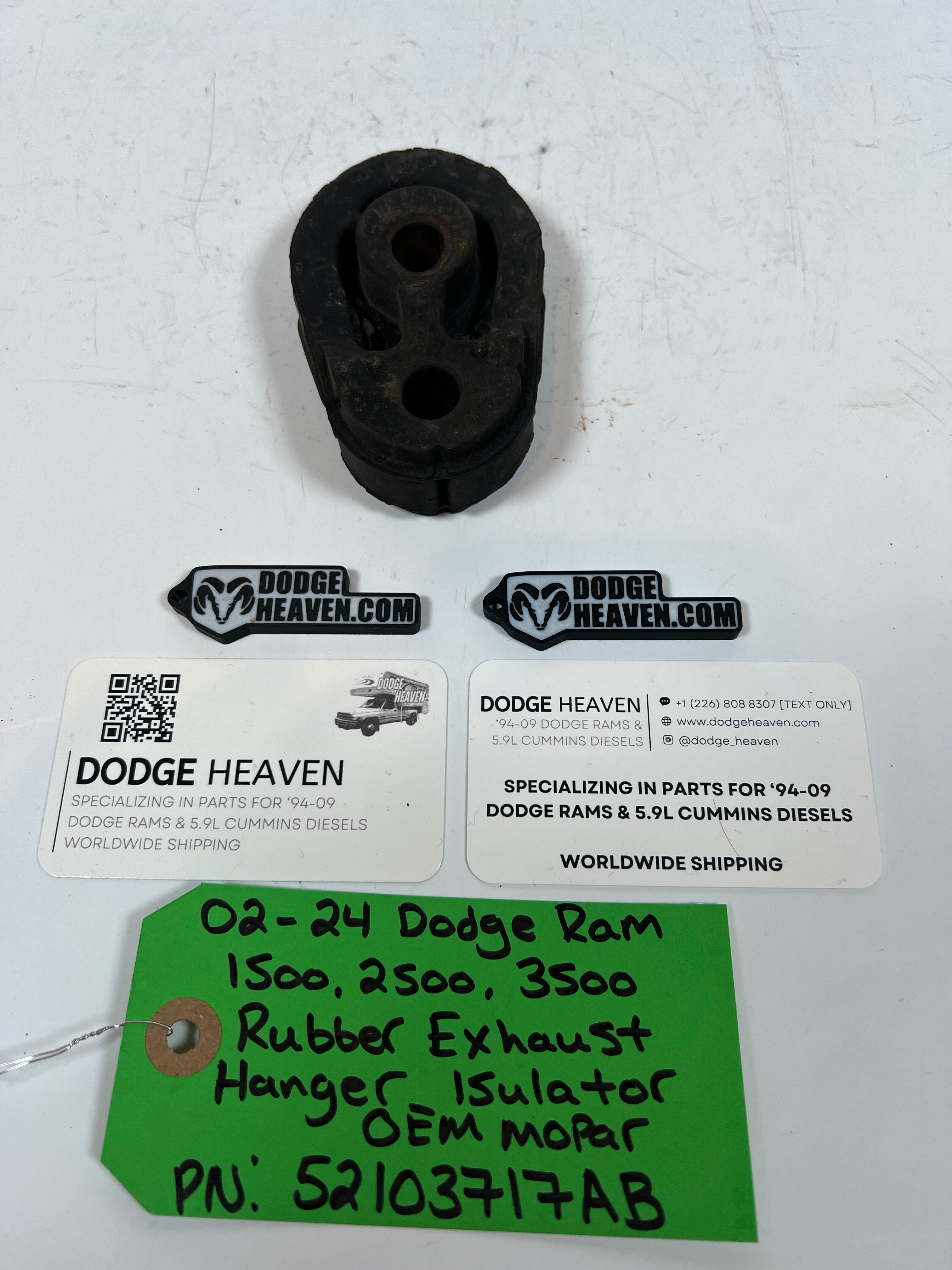 2002-2024 Dodge Ram 1500-3500 Rubber Exhaust Hanger / Isolator