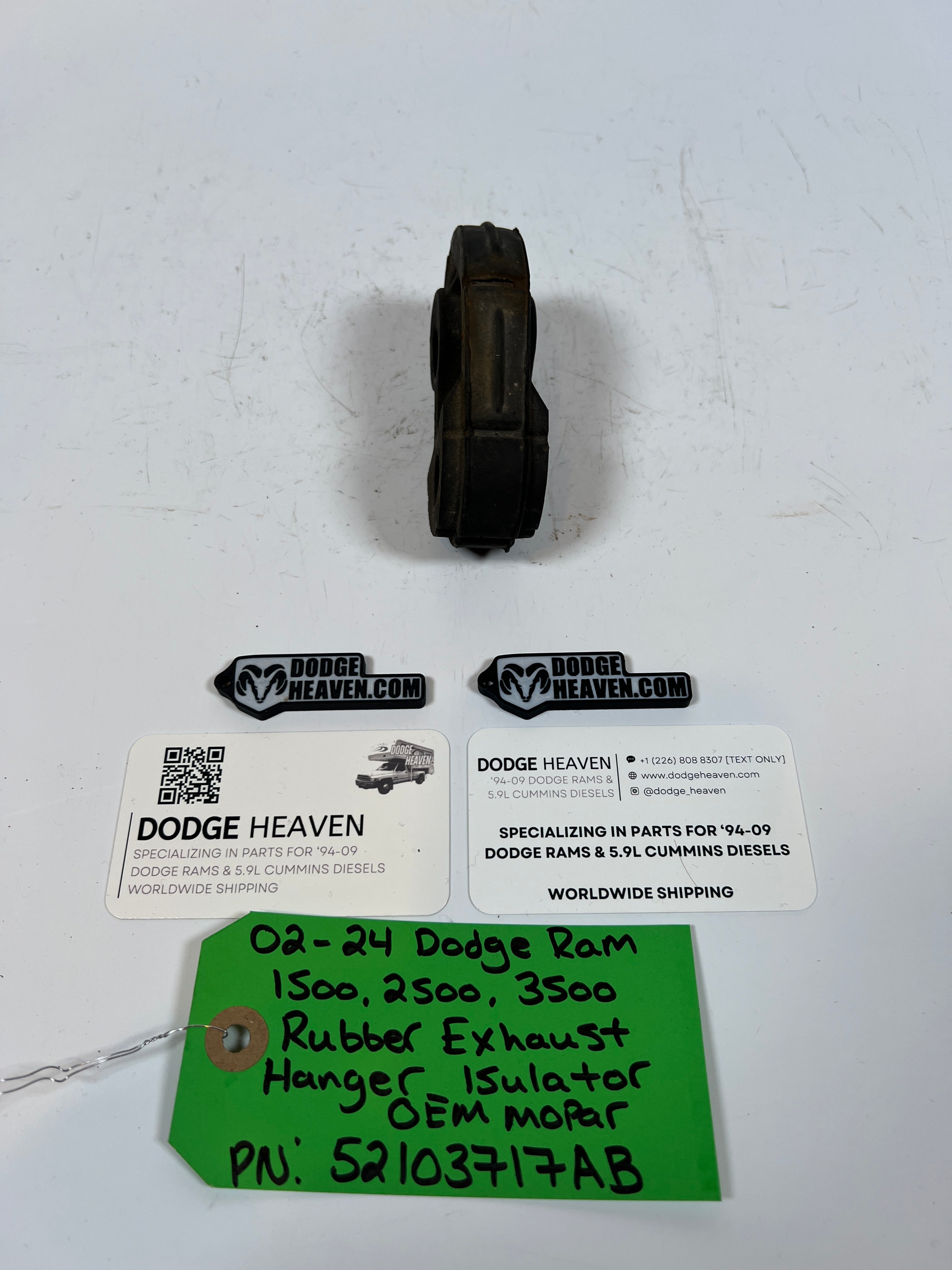 2002-2024 Dodge Ram 1500-3500 Rubber Exhaust Hanger / Isolator
